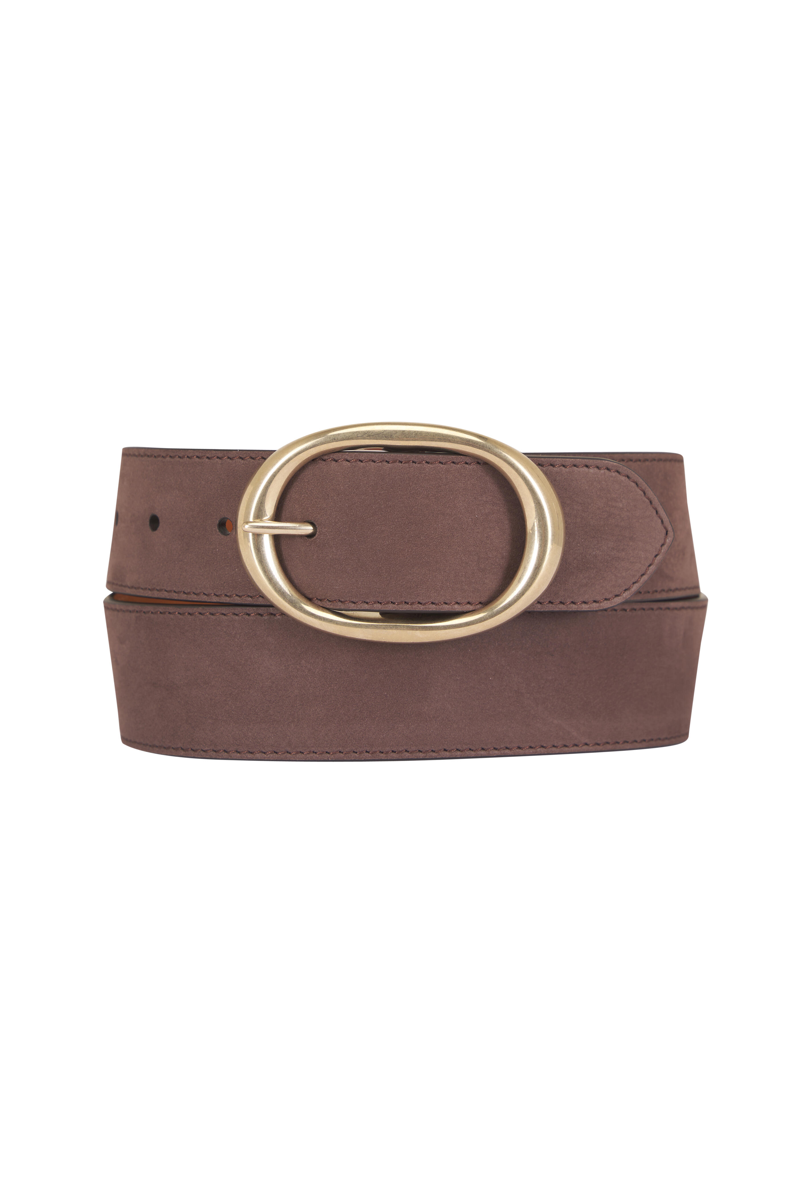 TWP - Chocolate Wide Belt, 40mm - view 1