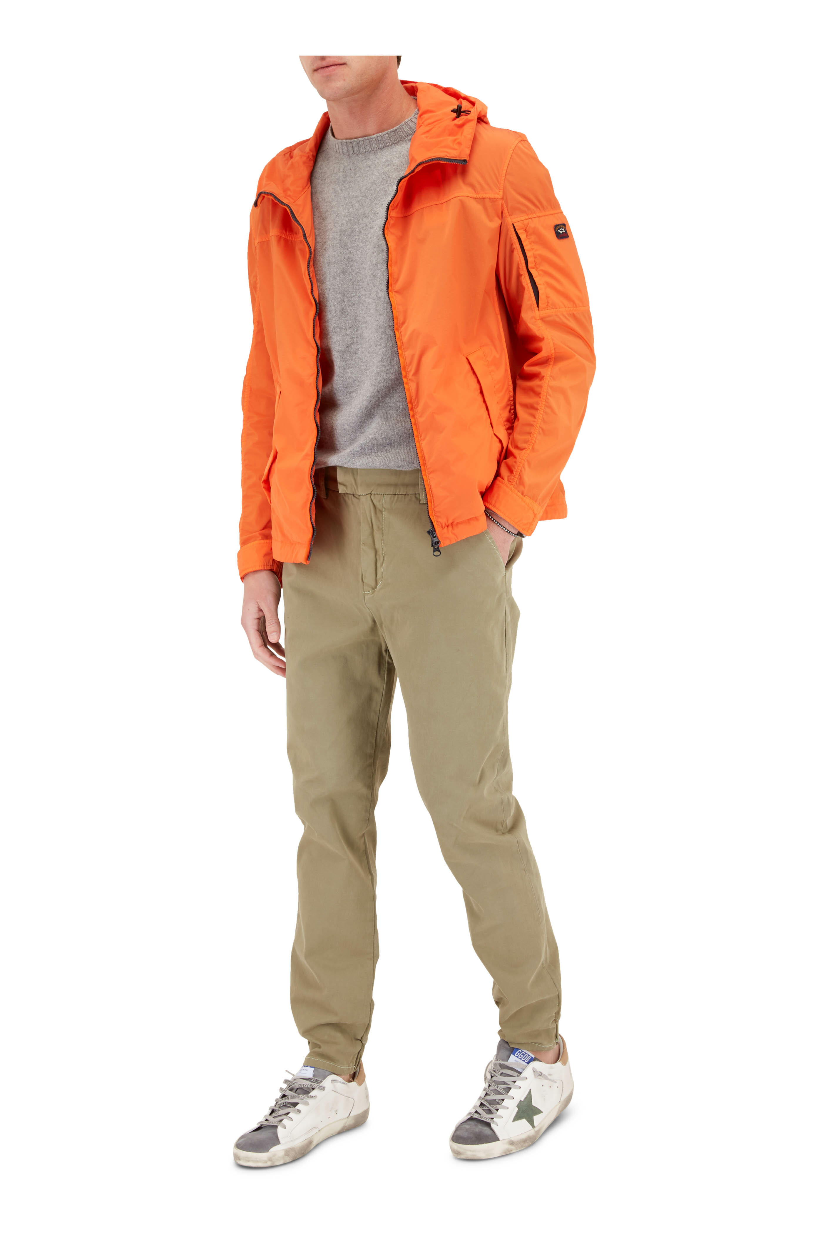 Paul & Shark - Econyl® Orange Windbreaker Jacket