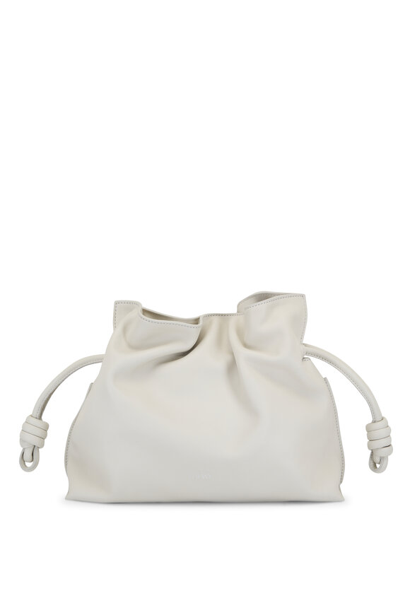 Loewe - Medium Flamenco Sea Salt Leather Clutch