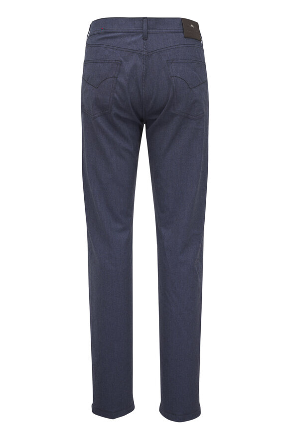 Marco Pescarolo Slate Cashmere Stretch Five Pocket Pant - view 6