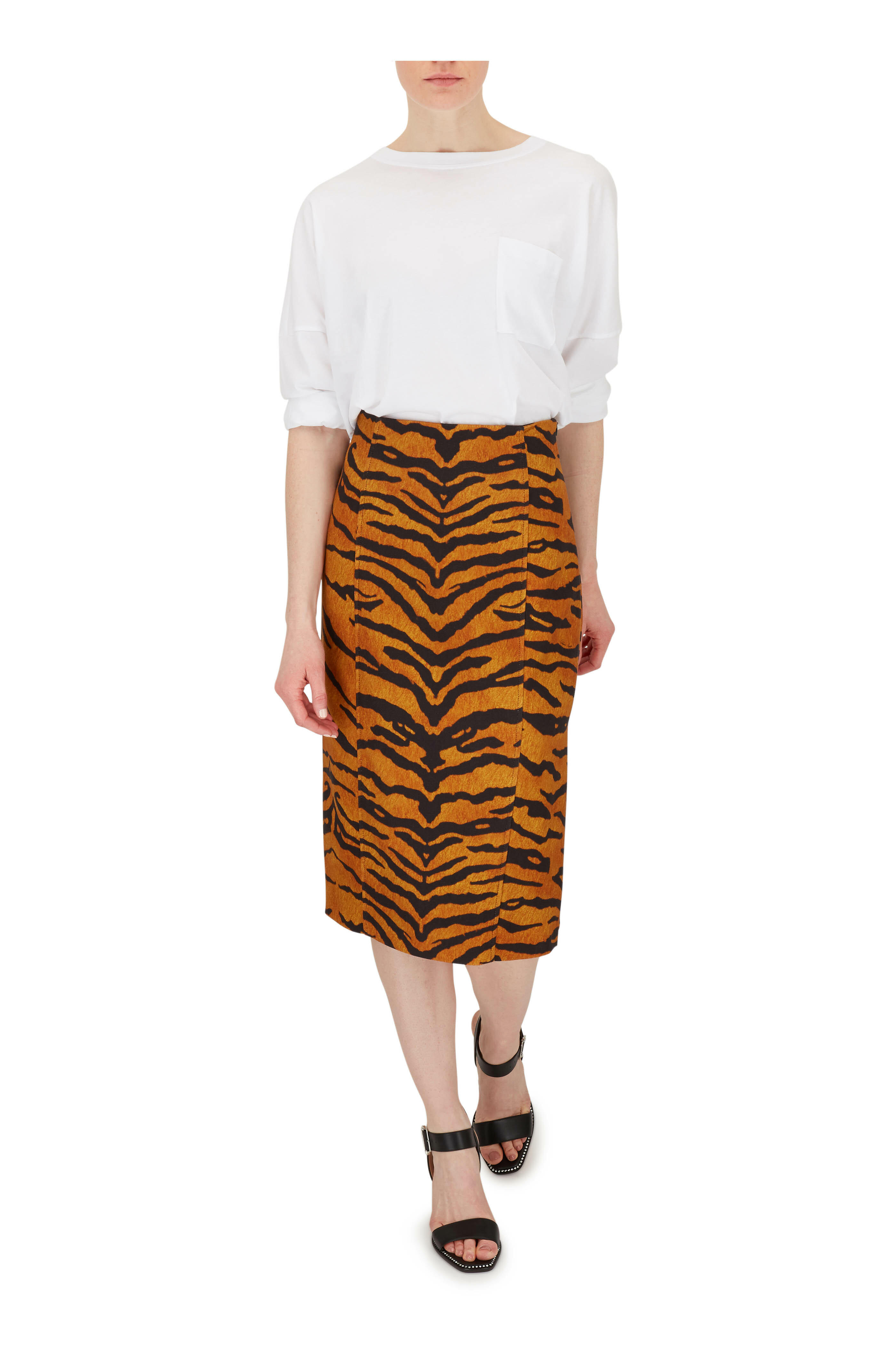 Jimmy Choo - Minase Black Leather Crystal Stud Sandal, 85mm