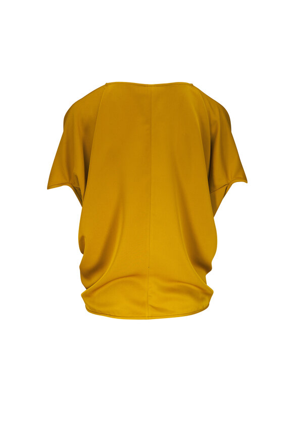 Zero + Maria Cornejo - Rio Marigold Drape Top