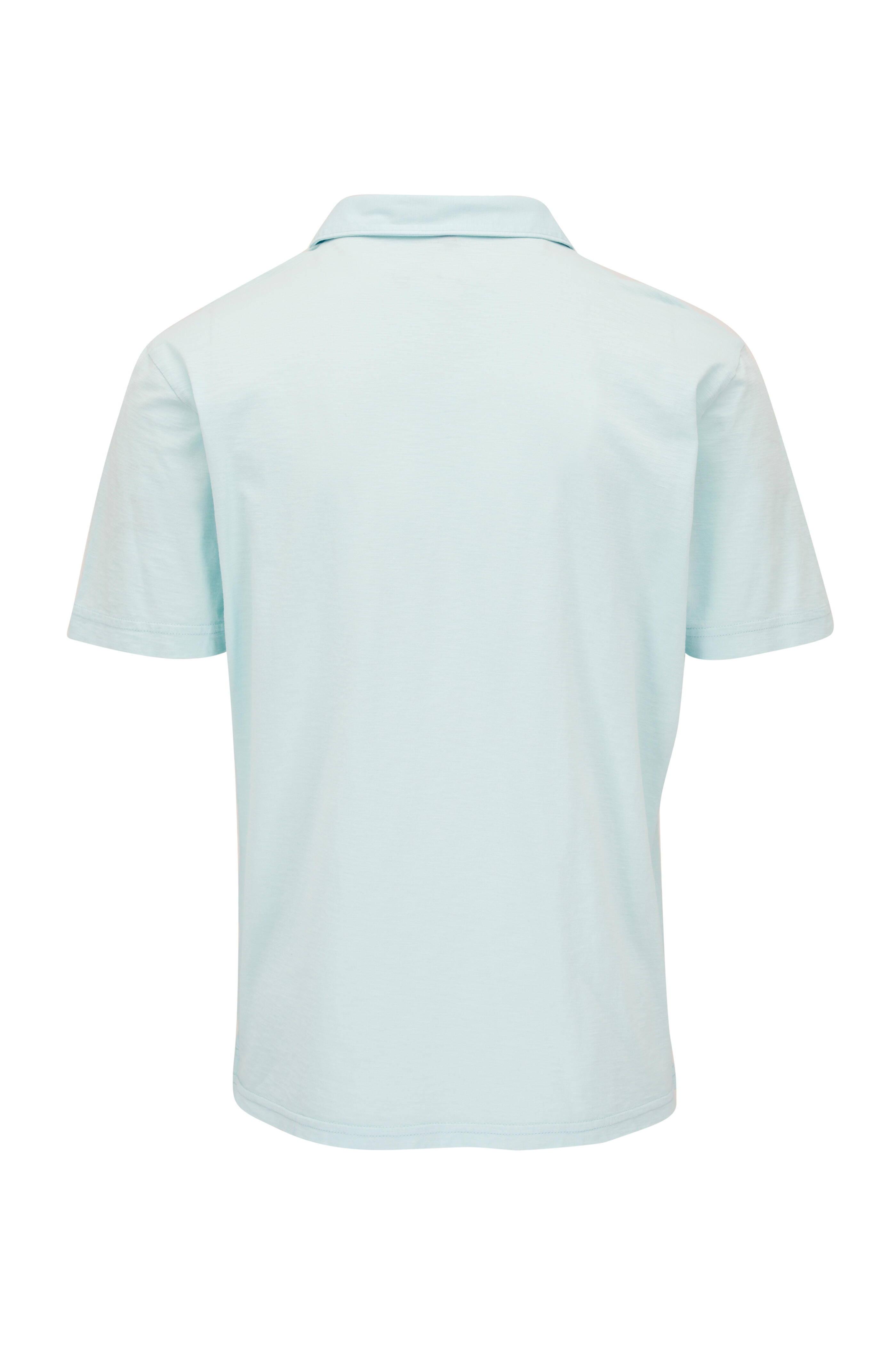 Peter Millar - Journeyman Iced Aqua Cotton Polo