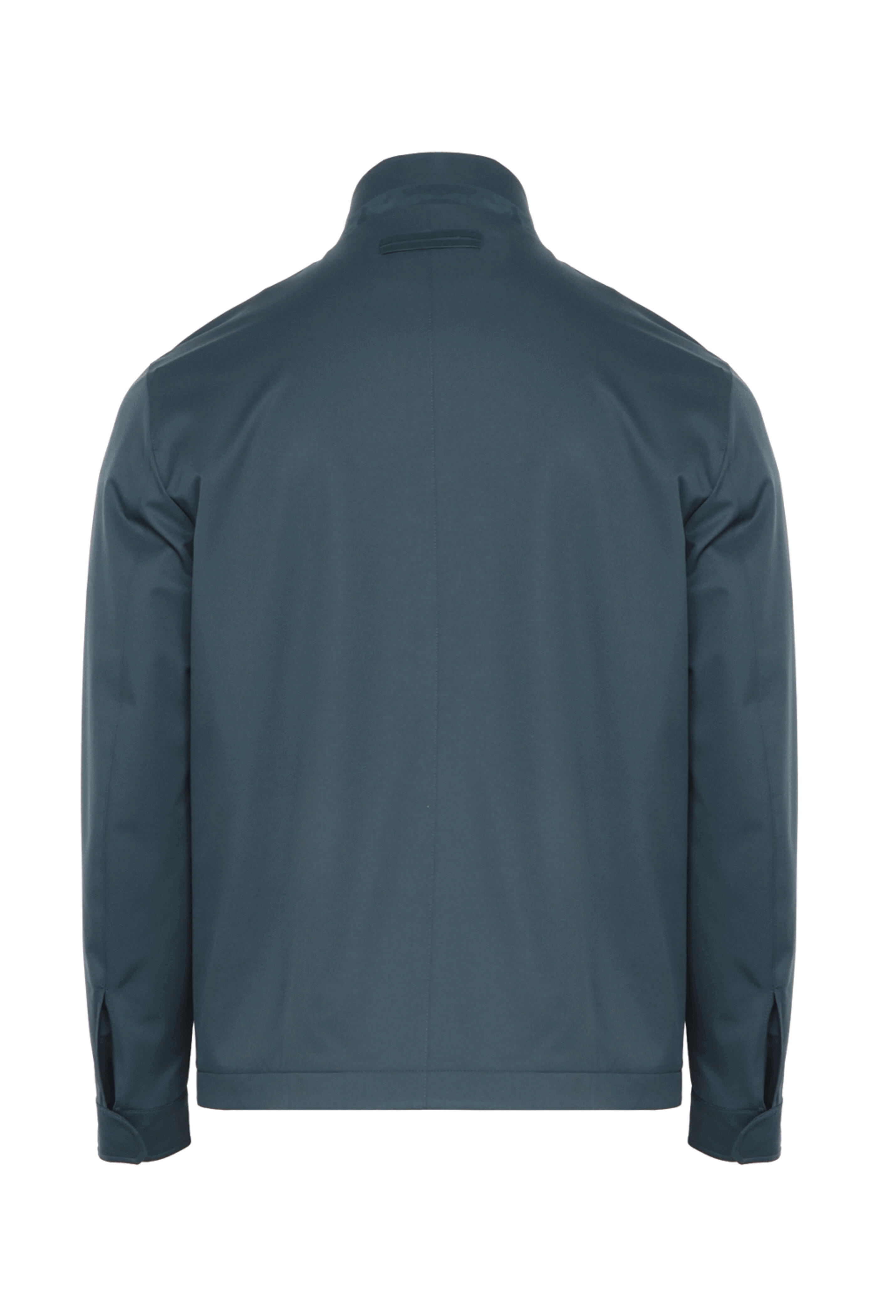 Zegna - Teal Microfiber Jacket