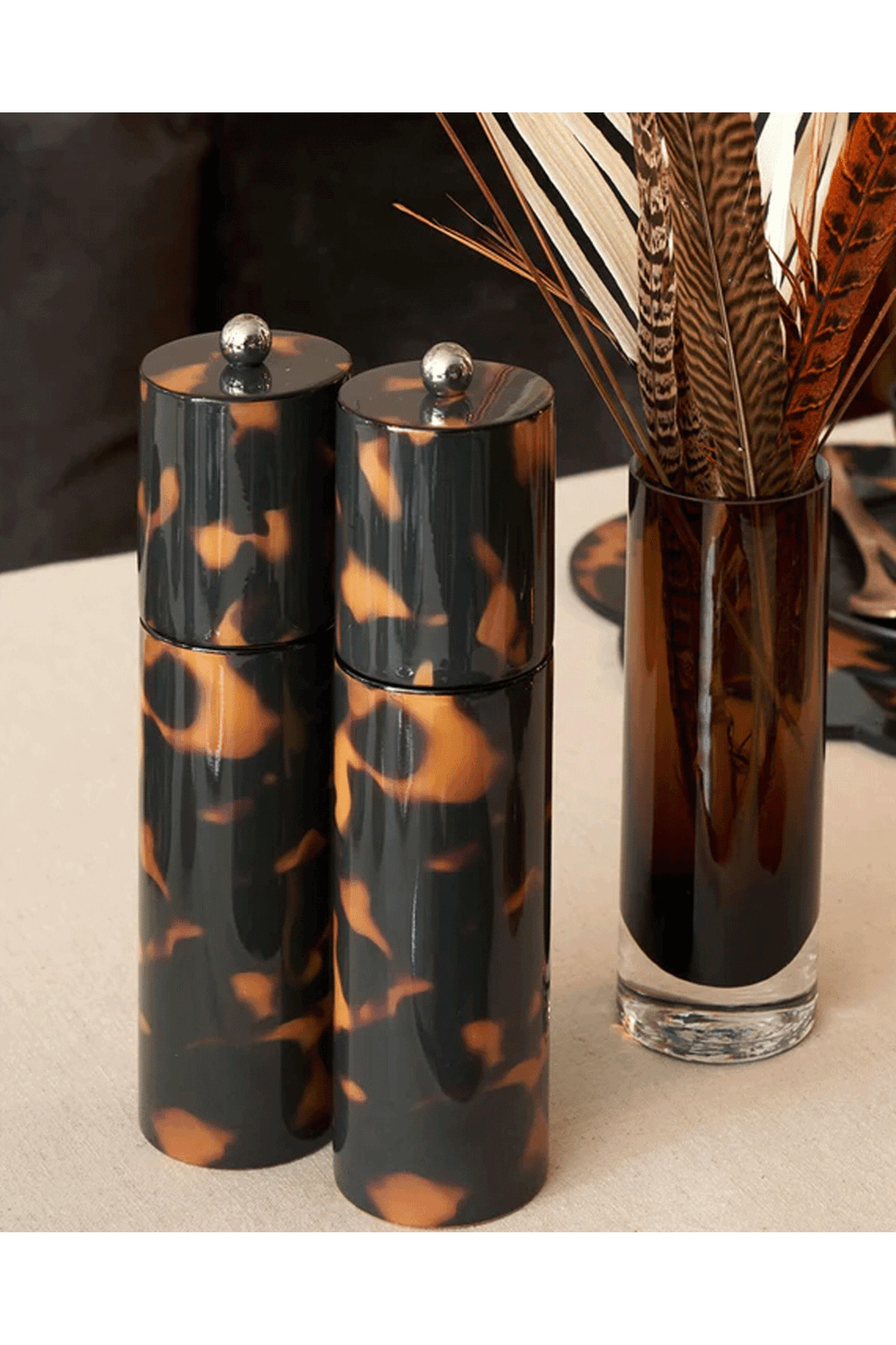 Addison Ross - Faux Tortoiseshell Salt or Pepper Mill
