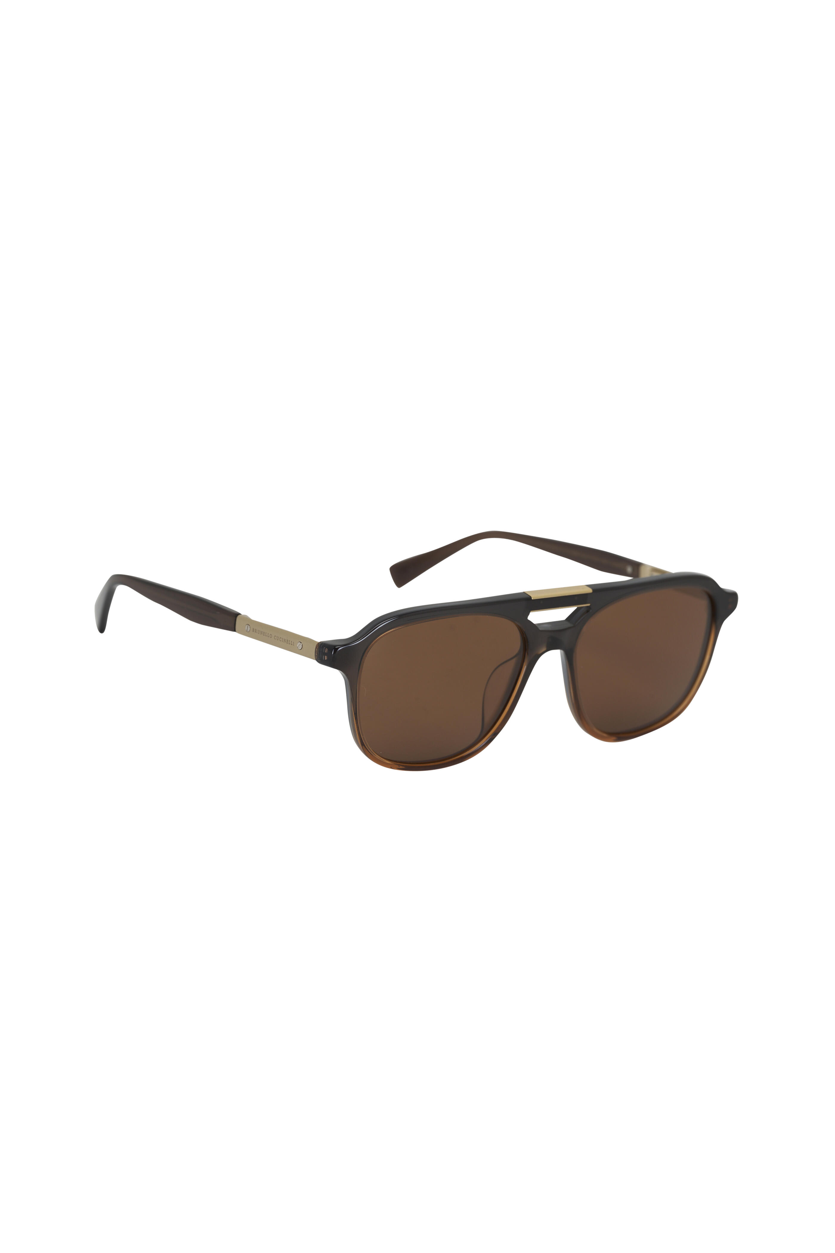 Oliver Peoples - Vintage & Polar Brown Aviator Sunglasses