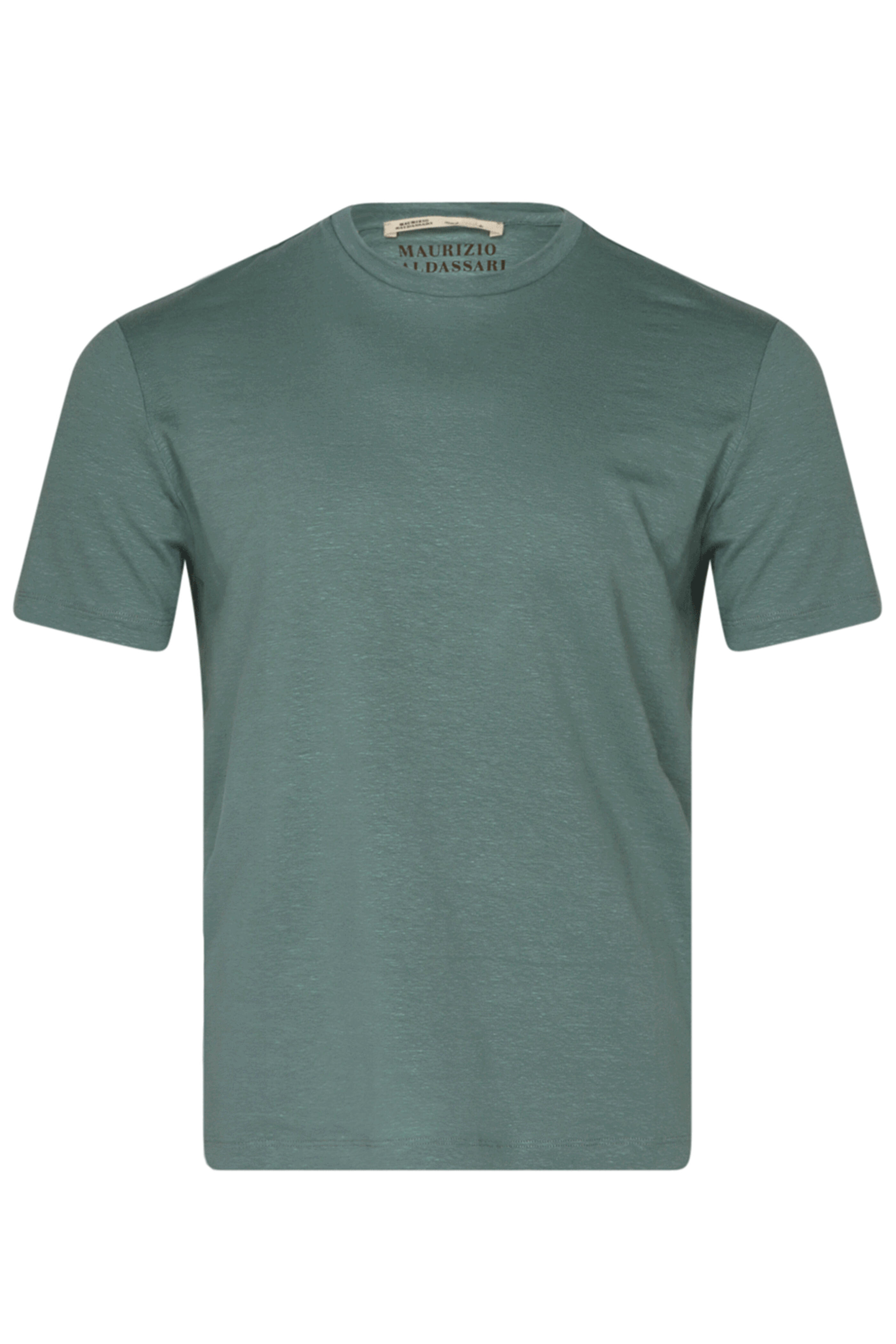 Maurizio Baldassari - Green Stretch Short Sleeve Crewneck
