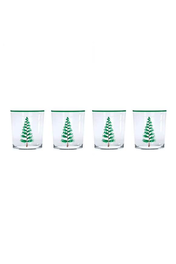 Mariposa Woodland Tree Set of Four Glasses