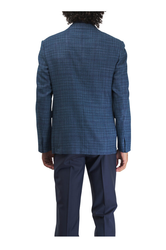 Zegna - Light Blue Tonal Plaid Sportcoat 