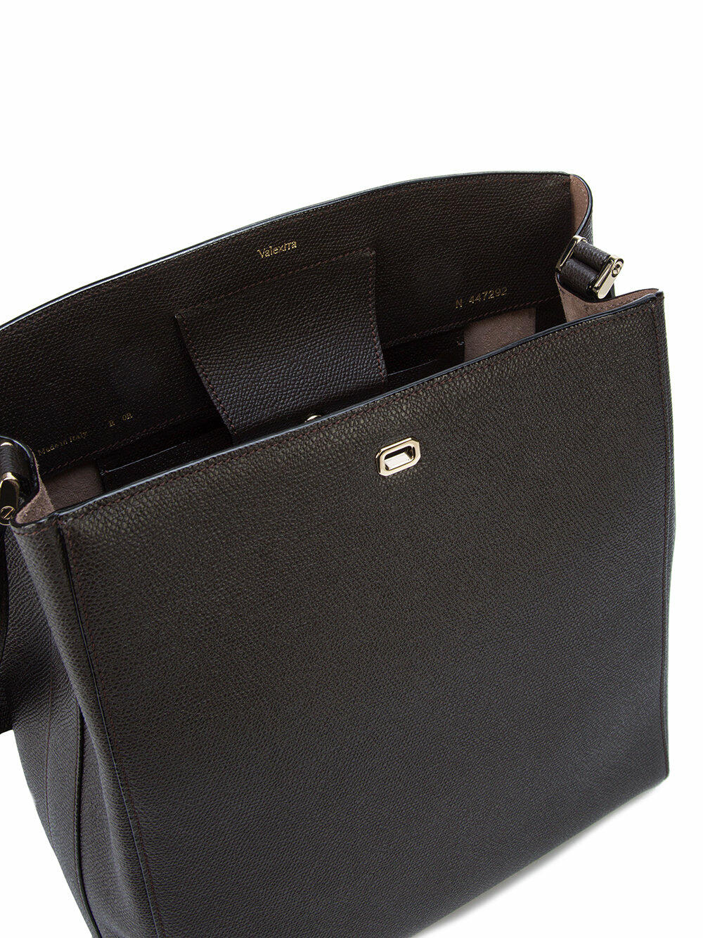 BRERA ITALY BLACK LEATHER SHOULDER BAG  Leather shoulder bag, Shoulder bag,  Brown leather purses