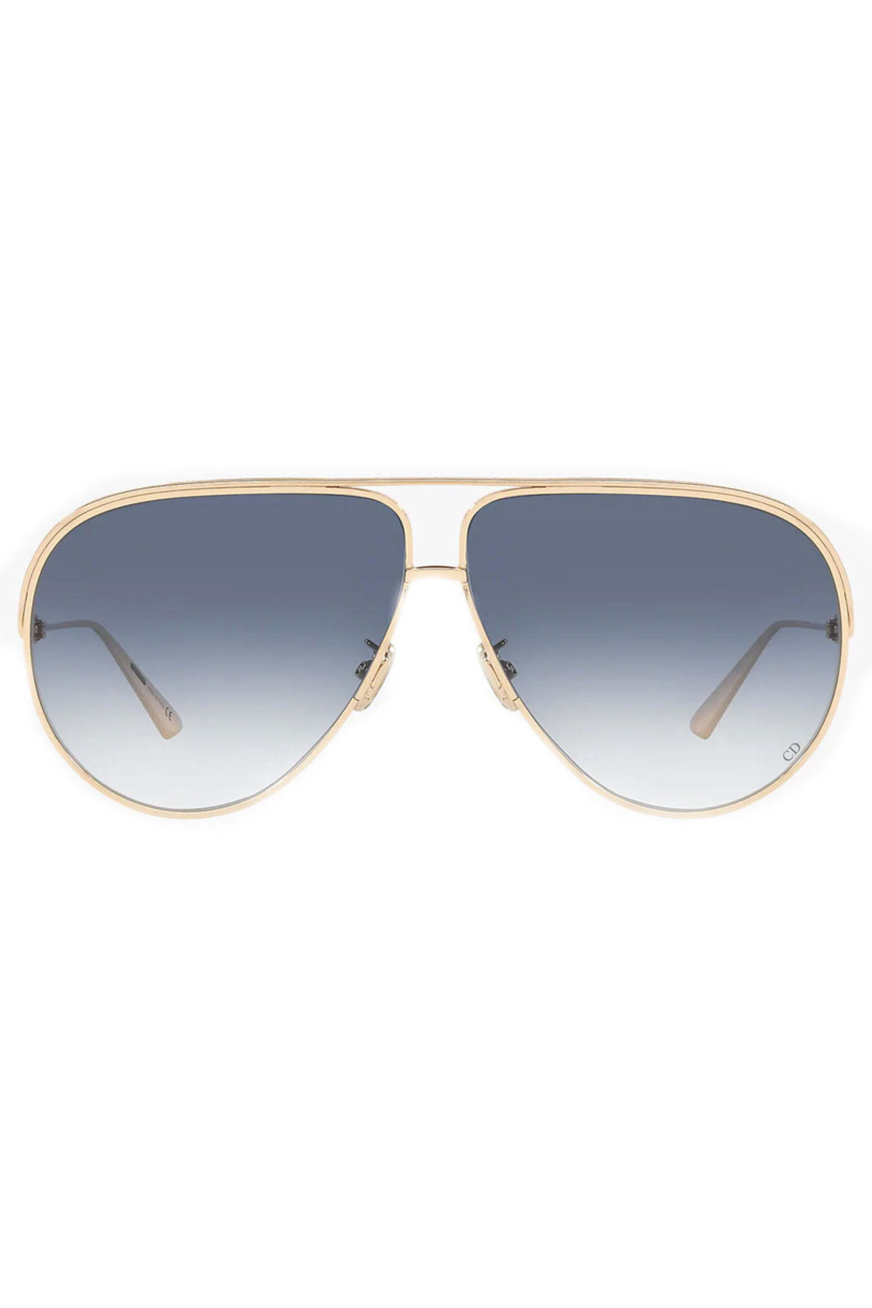 Dior - Aviator Sunglasses Rose Gold & Blue Gradient