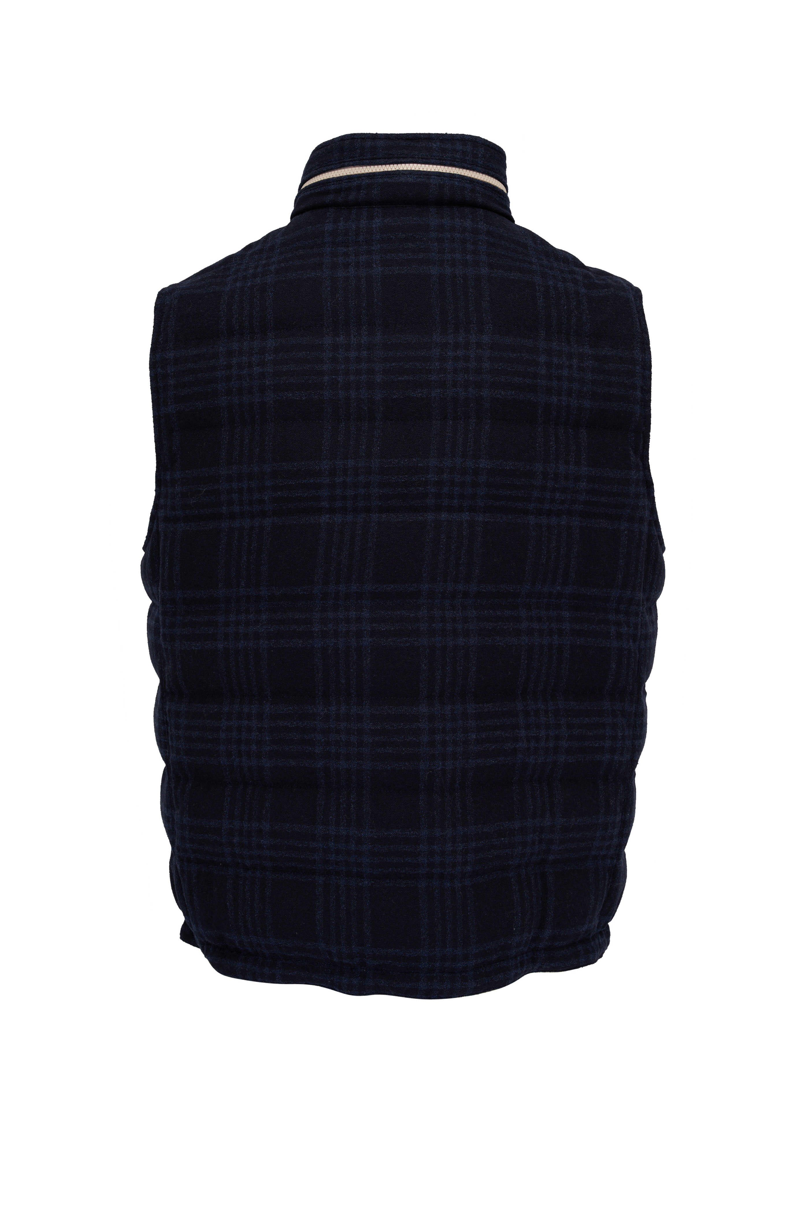 Brunello offers Cucinelli Plaid Vest Made In Italy