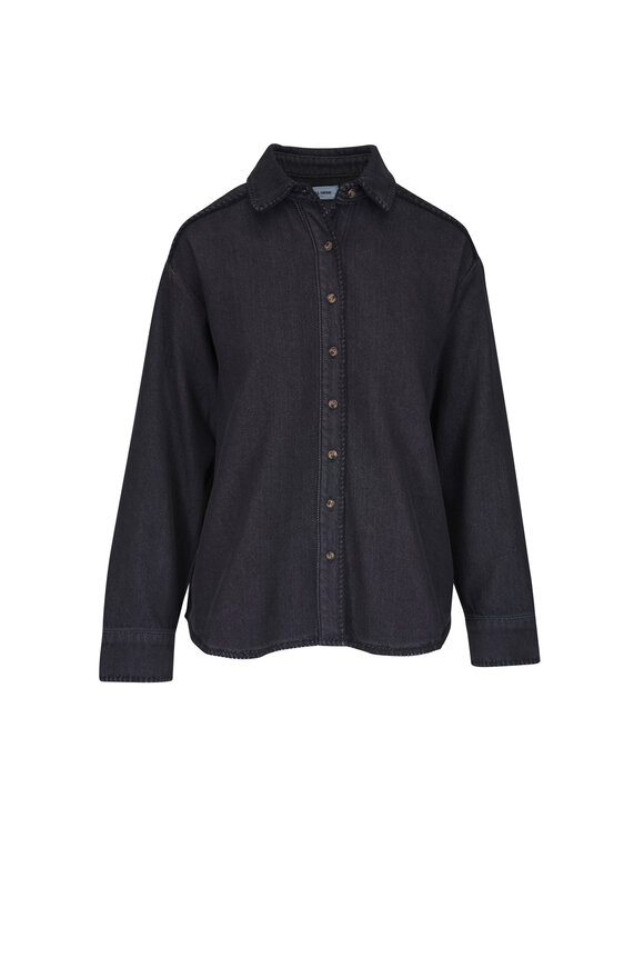 Still Here - Washed Black Western Shirt