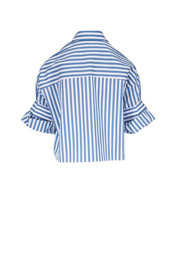 TWP - Next Ex White Pinstriped Button Up Shirt