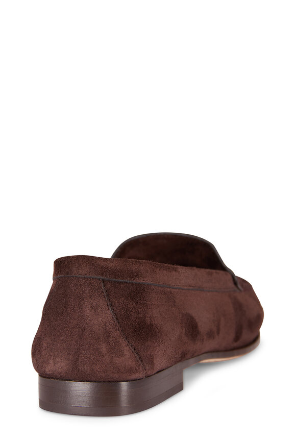 Malone Souliers Knights Bridge Brown Suede Loafer - view 3