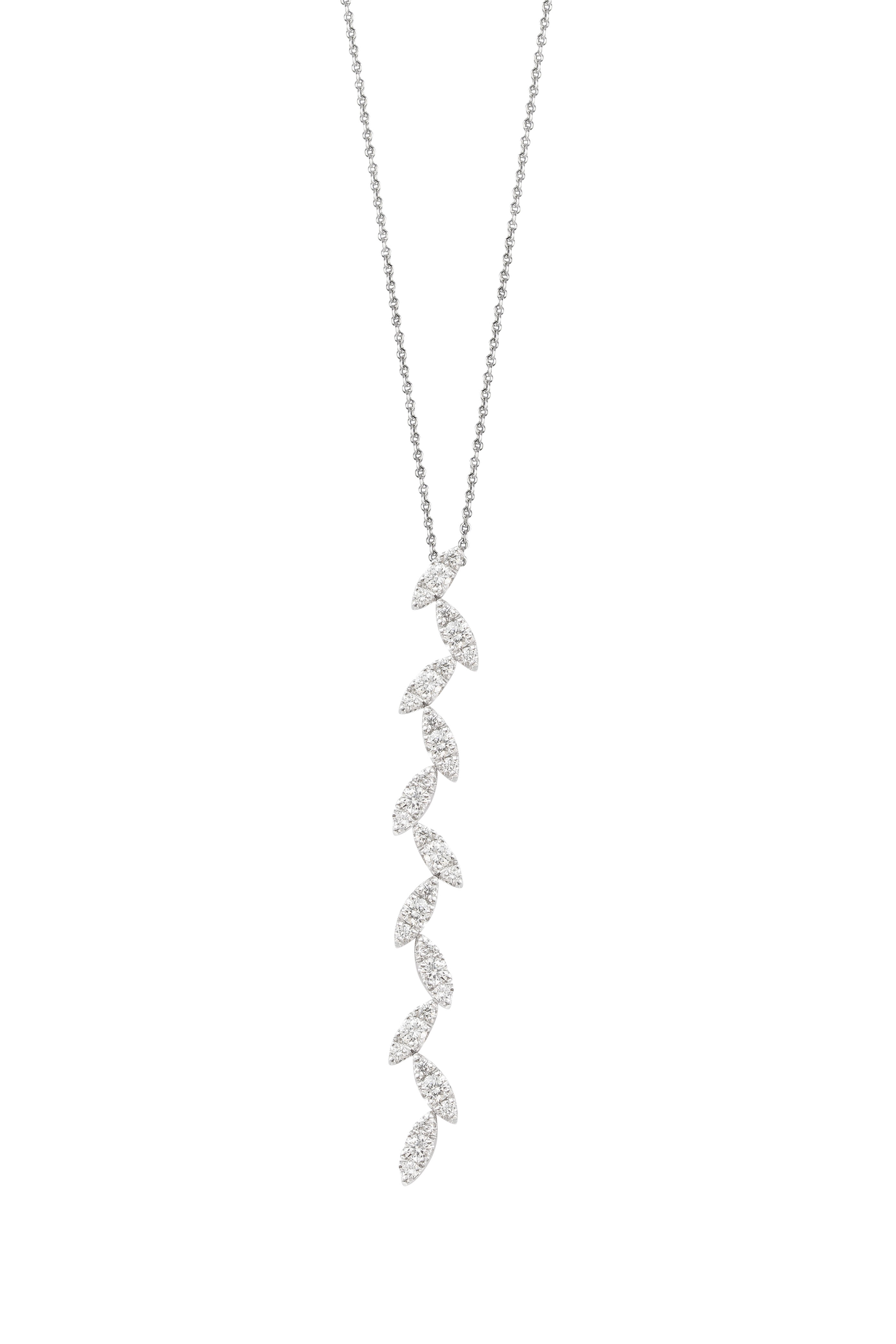 Pasquale Bruni - 18K White Gold Ghirlanda Zig Zag Necklace