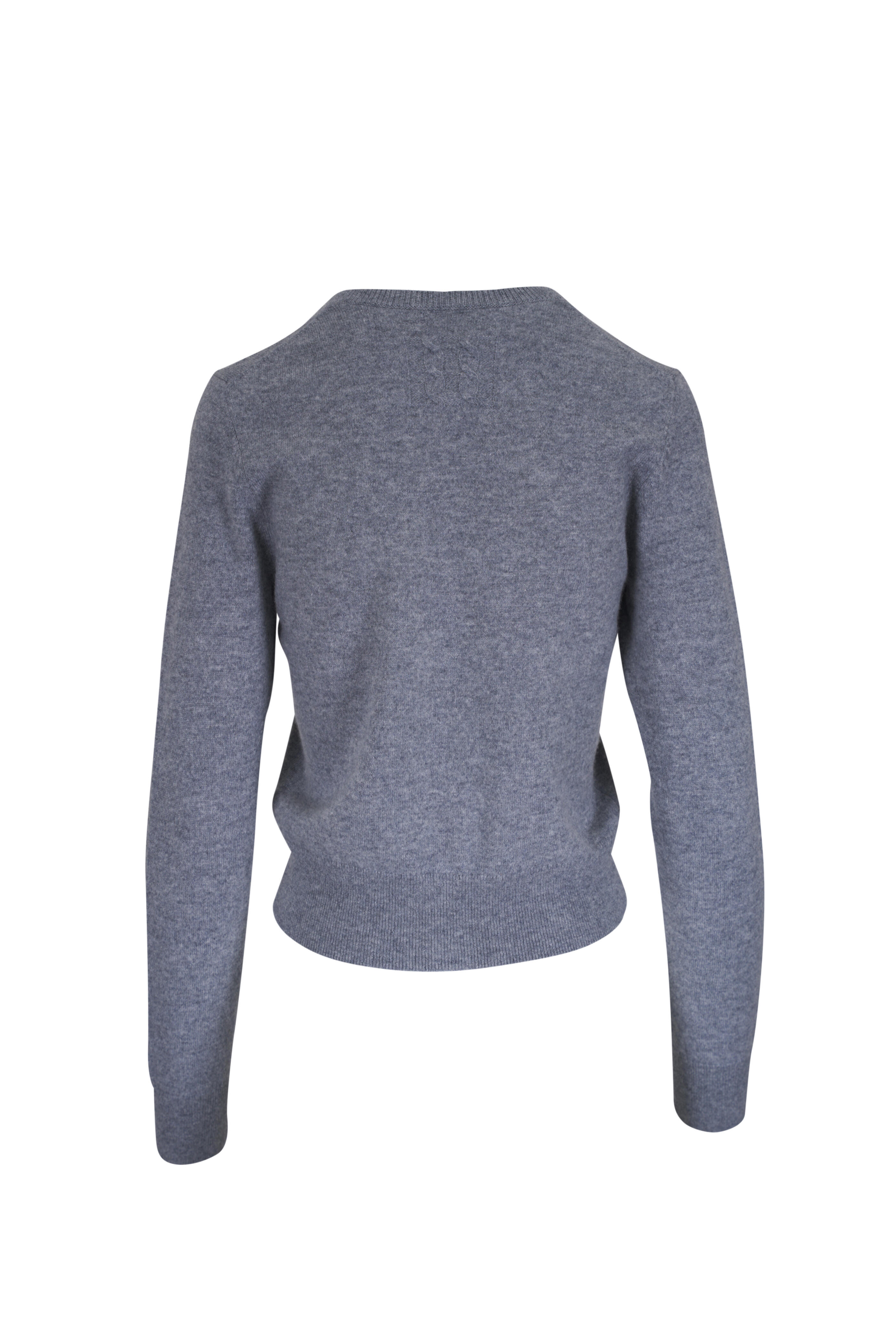 Nili Lotan - March Medium Gray Cashmere Cardigan