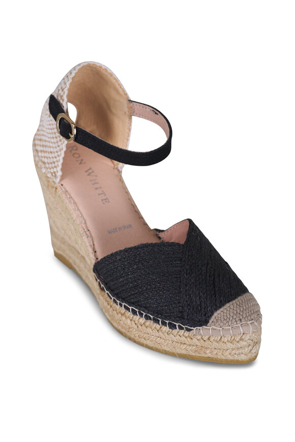 Ron White Alinda Onyx Platform Wedge, 85mm