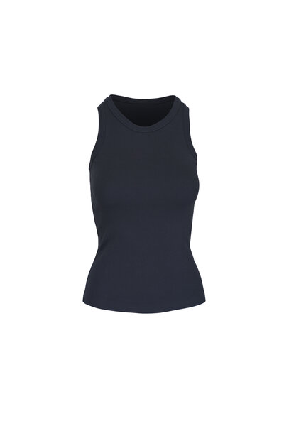 Brunello Cucinelli - Navy Monili Trim V-Neck Top