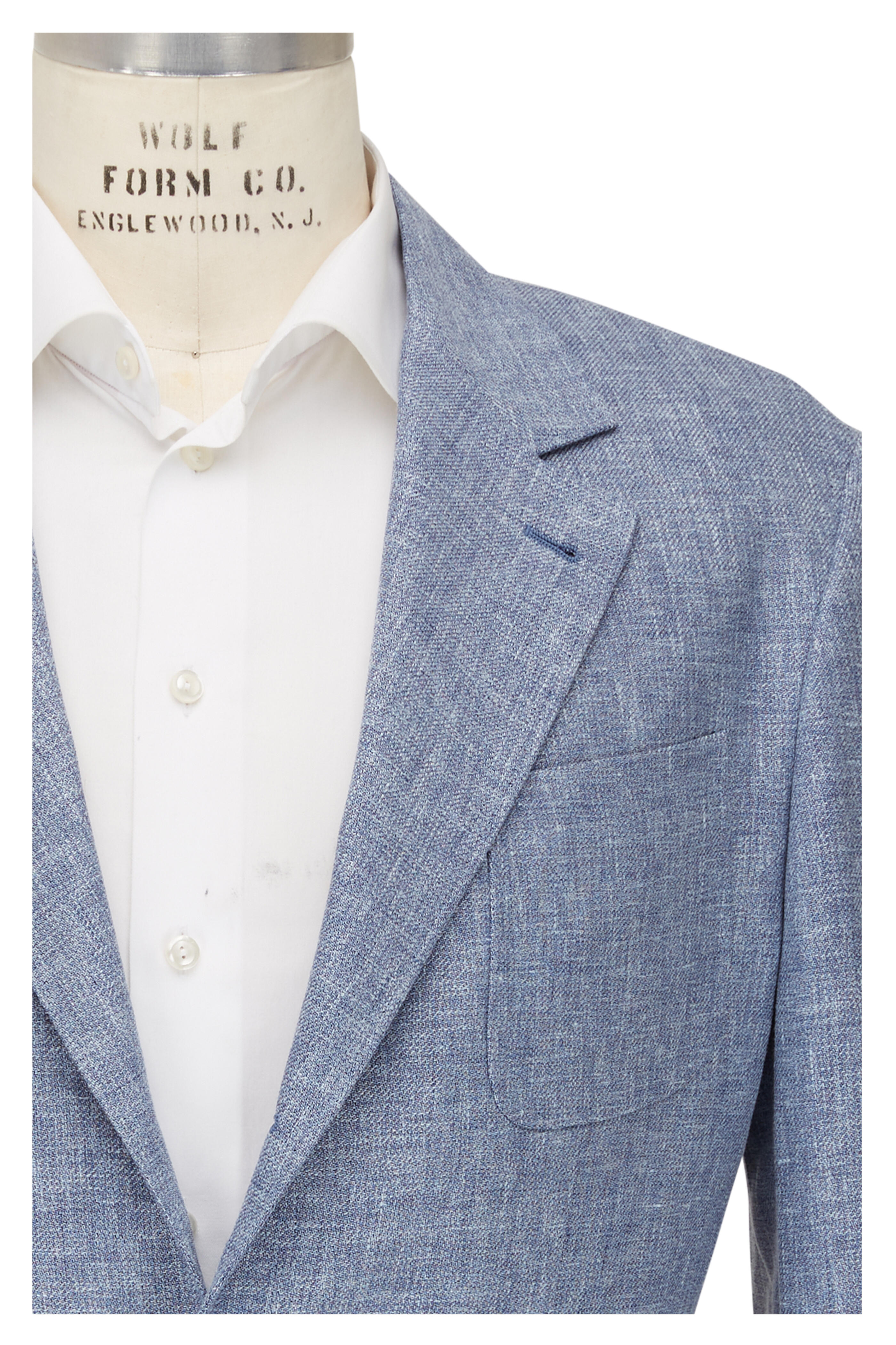 Brunello Cucinelli Navy Gabardine Italian Fit Pant