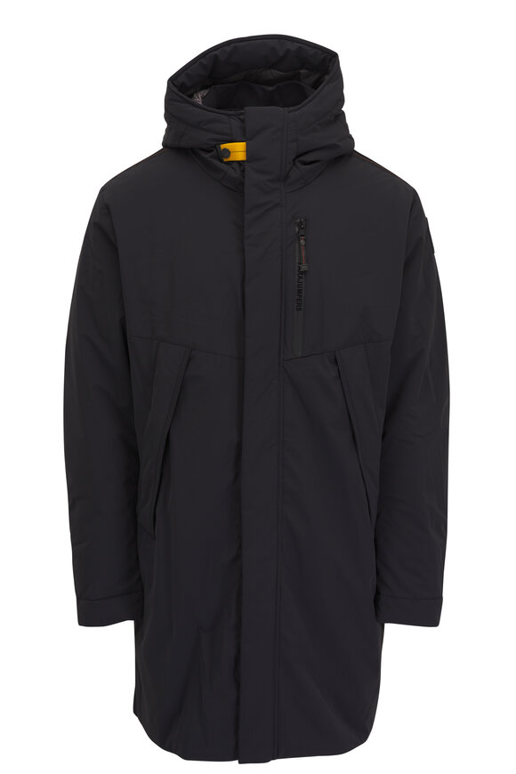 Parajumpers - Easy Black Long Hooded Jacket