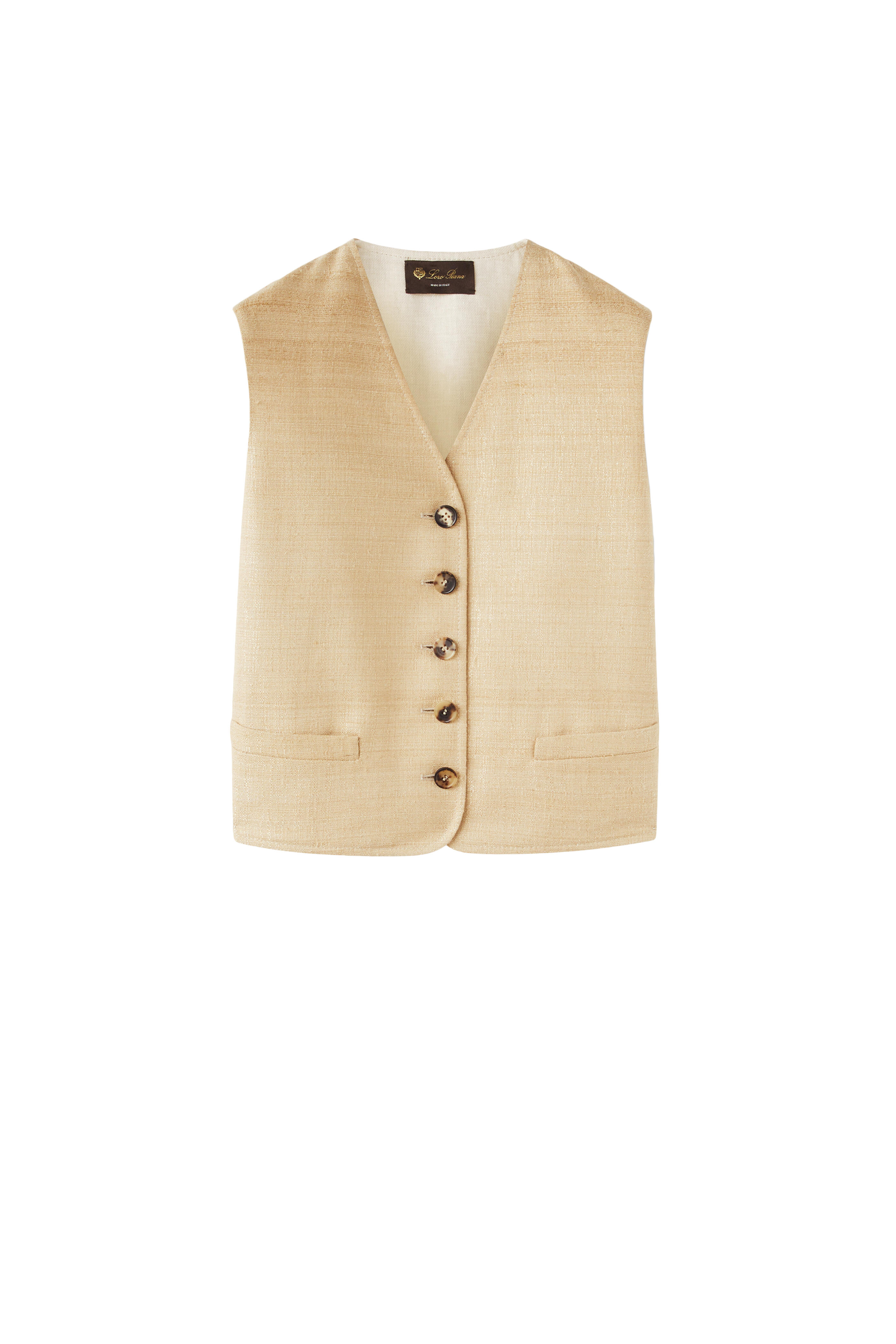 Loro Piana - Rob Sesame Silk Vest | Mitchell Stores