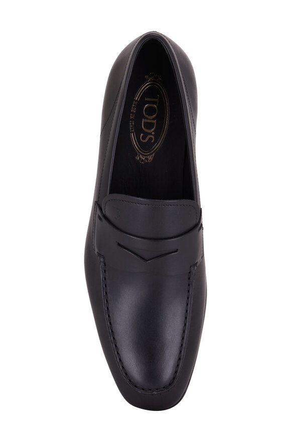 Tod's - Black Leather Penny Loafer