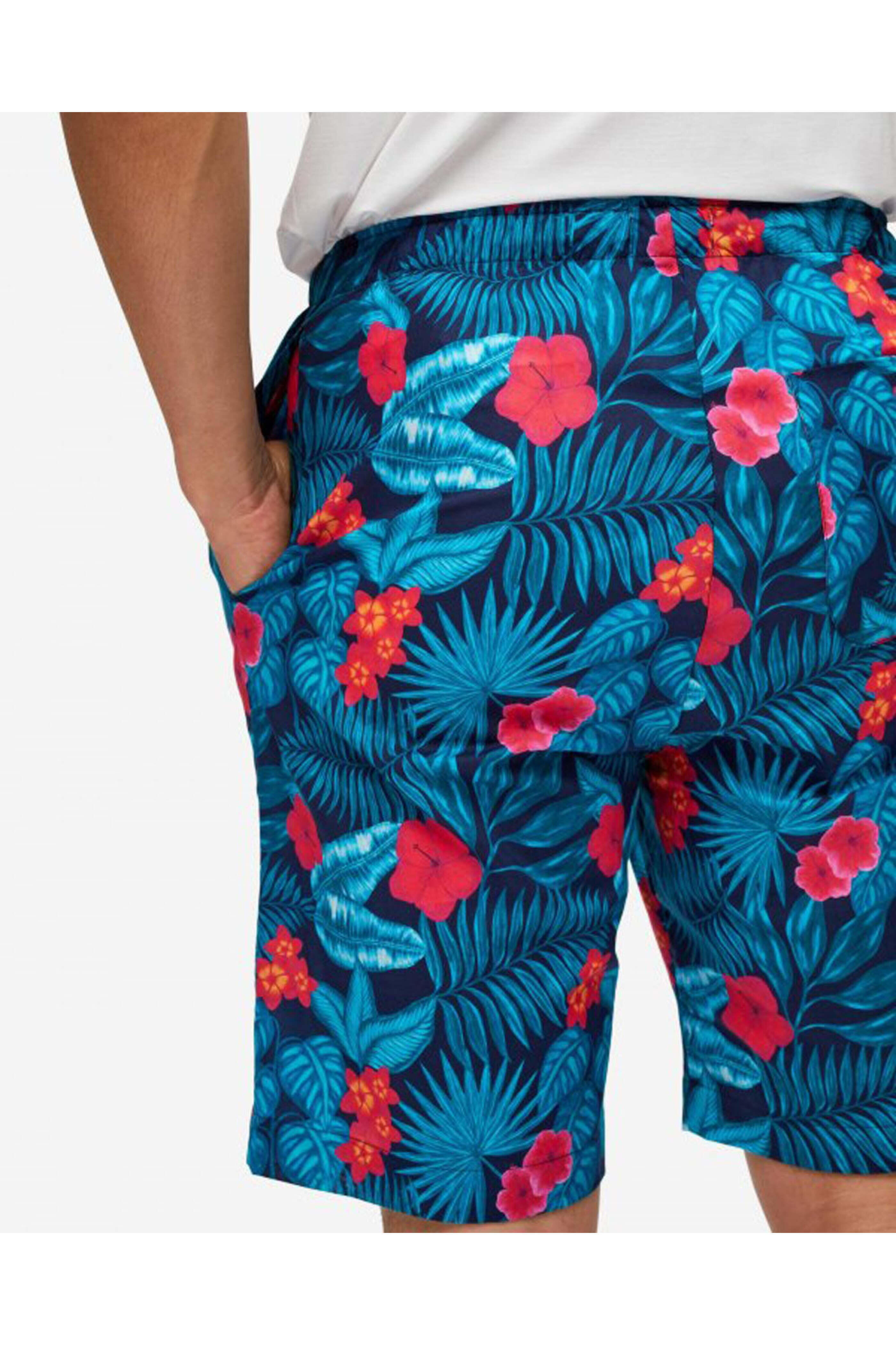 Derek Rose - Ledbury 43 Lounge Short in Batiste Navy