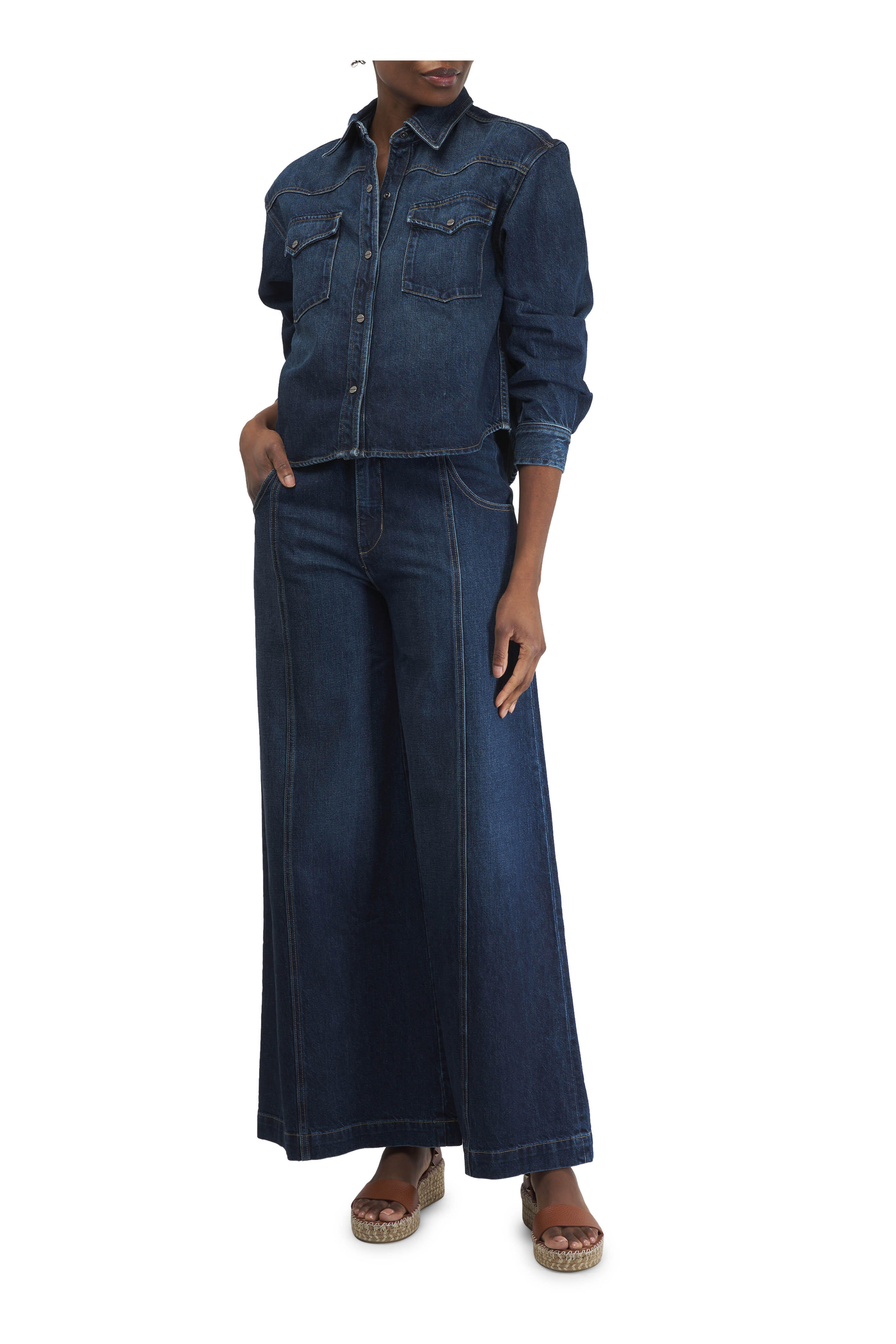 【超特価】 Jacket Wash Dark OG Cropped - TWP | Stores Mitchell パンツ