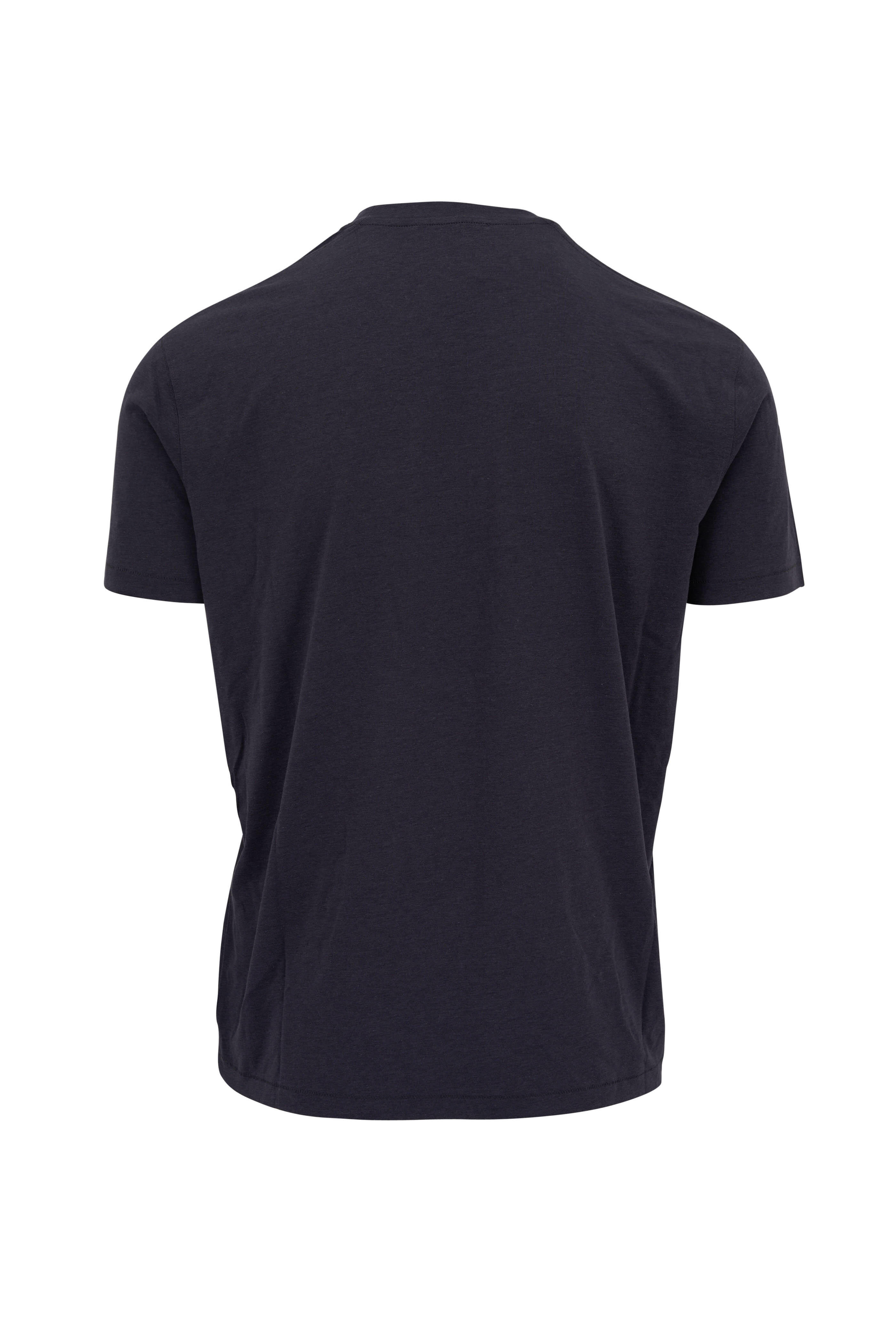 Tom Ford - Dark Blue Crewneck T-Shirt | Mitchell Stores