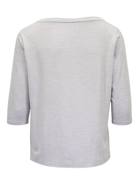 Majestic Soft Touch Metallic Boatneck T-Shirt - view 3