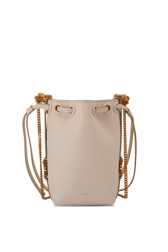 Chloé - Marcie Misty Ivory Micro Bucket Bag