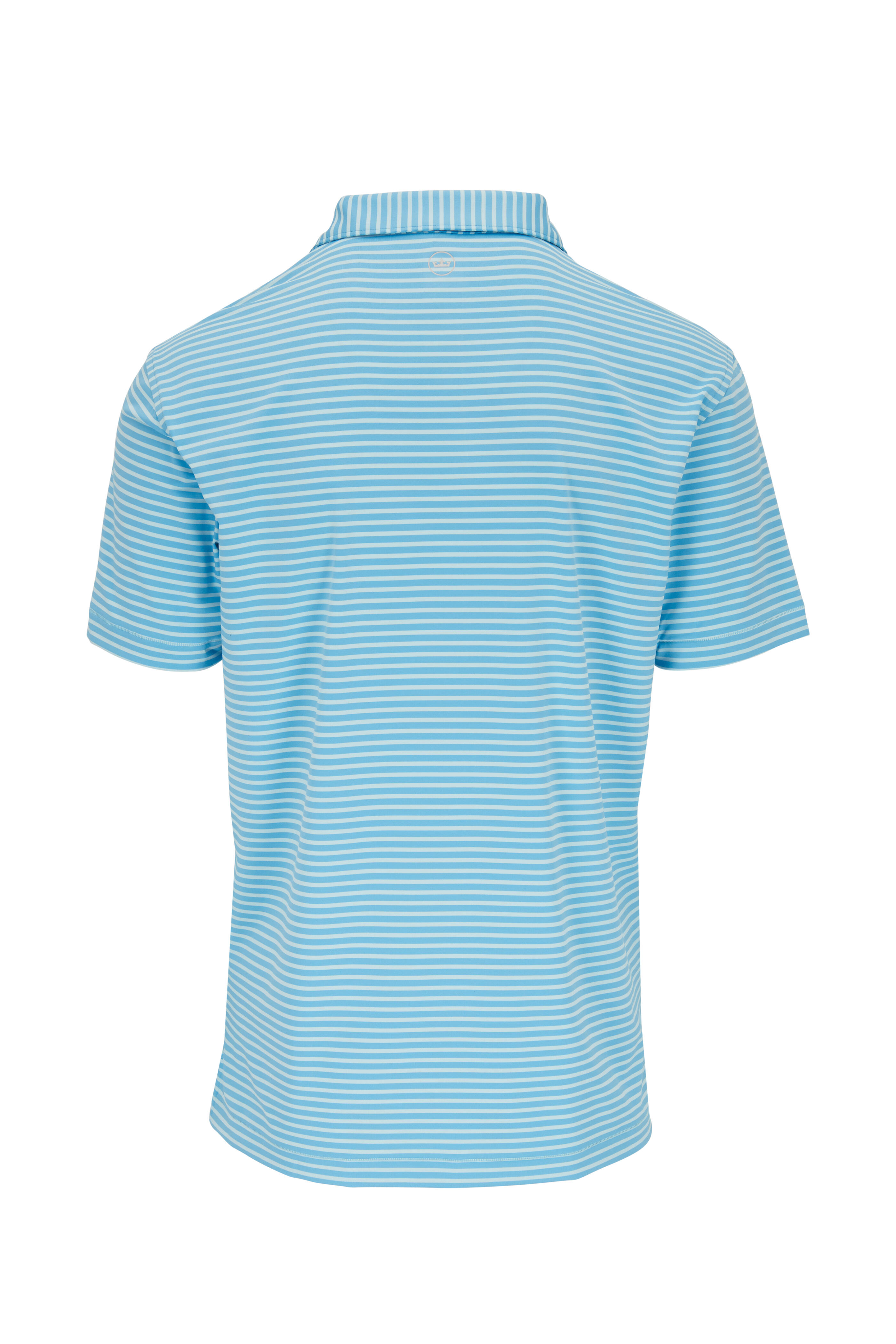 Peter Millar - Miles Blue Striped Performance Polo