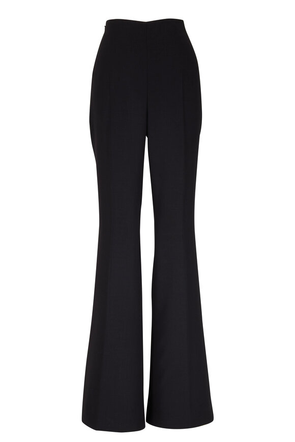 Akris Faralda Black Bootcut Double-Faced Pant