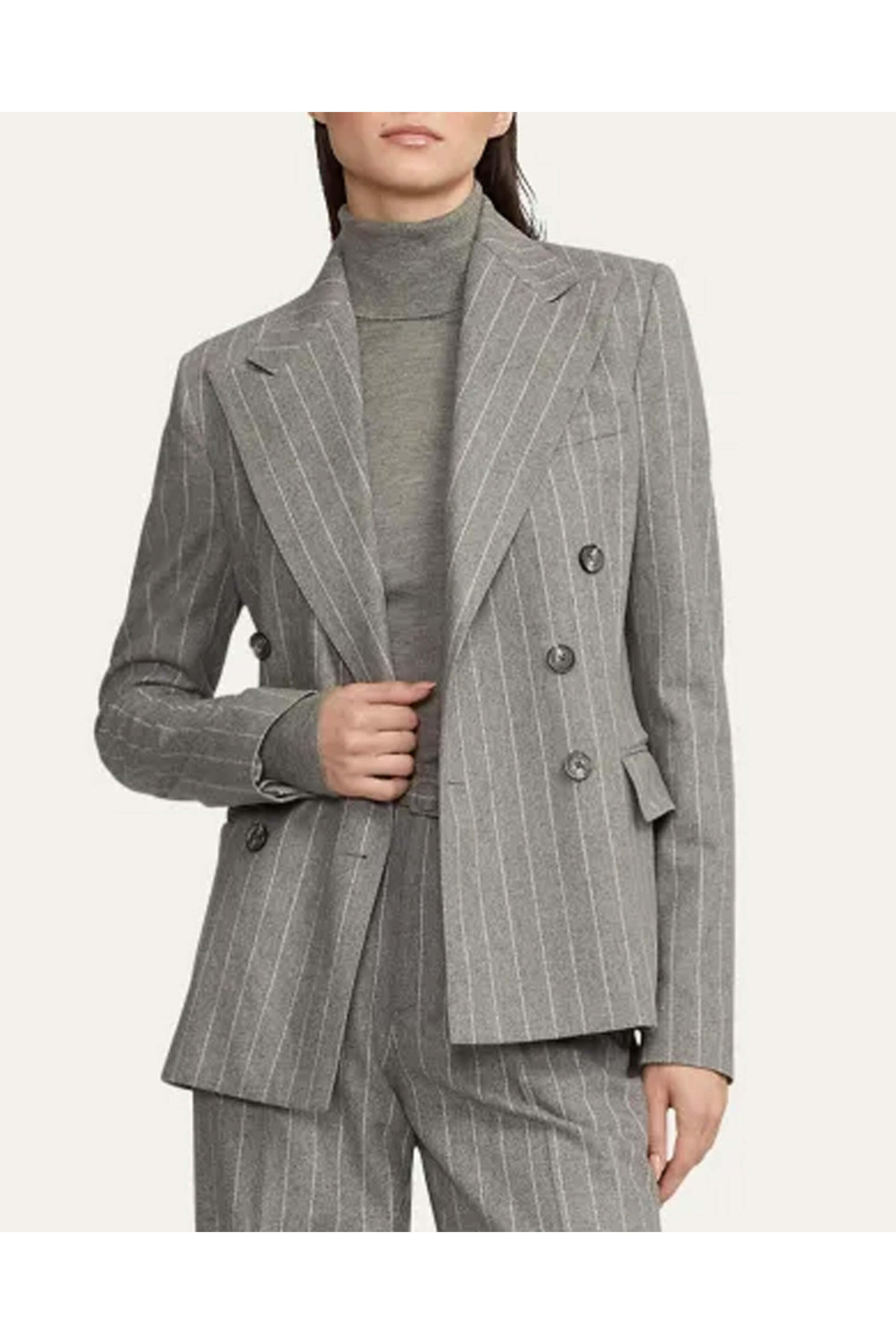 Ralph Lauren - Light Grey and Cream Stafford Jacket