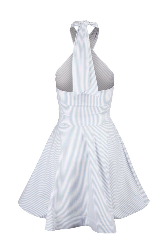 Theo The Label Echo Pearl Stripe Halter Top - view 2