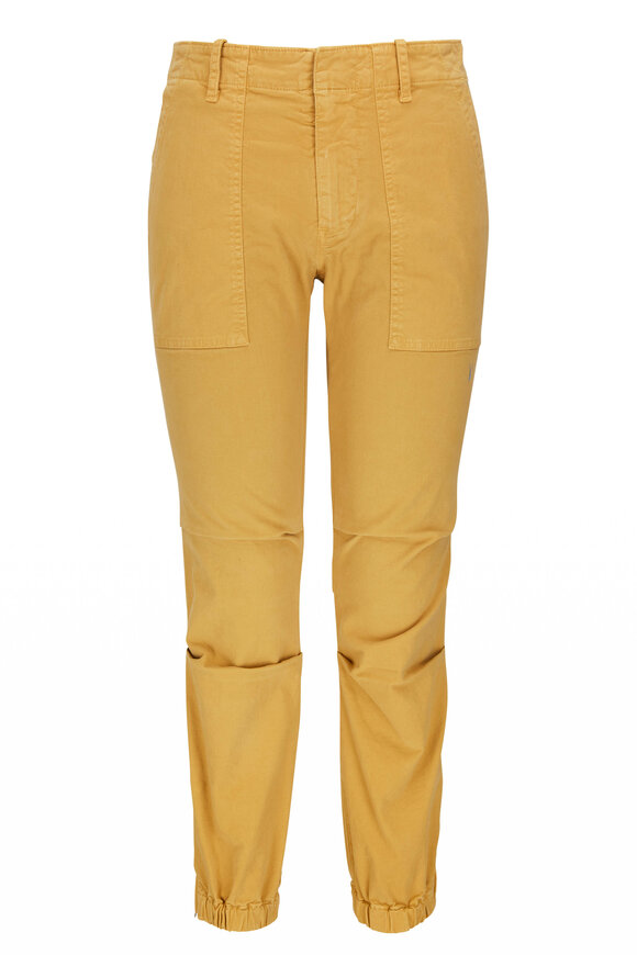 Nili Lotan - Tuscan Yellow Cropped Military Pant