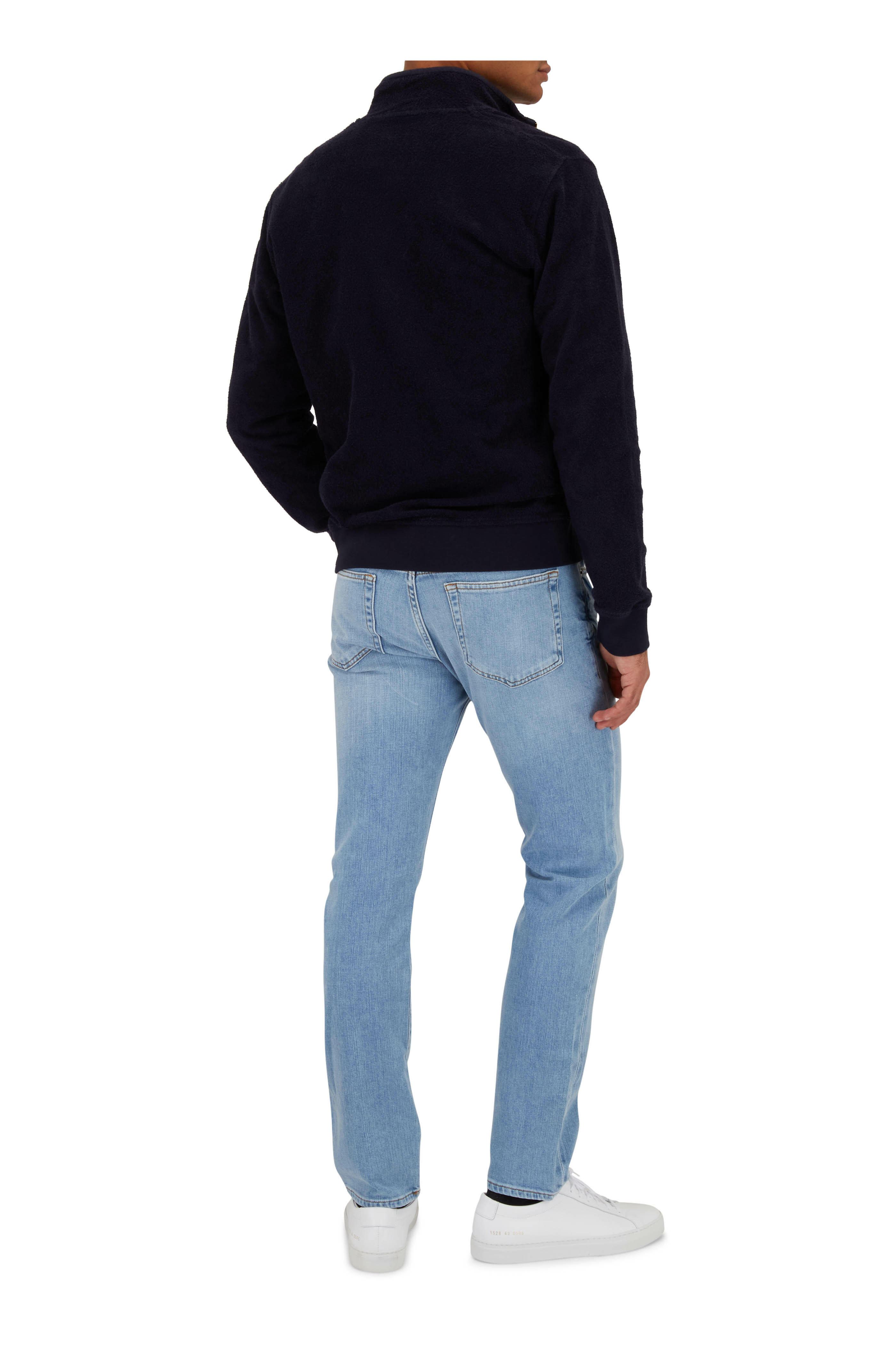 Orlebar Brown - Egerton Night Iris Full-Zip Sweatshirt Jacket