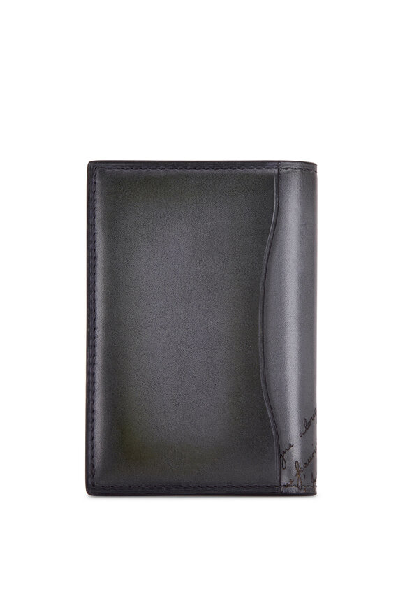 Makore Slim Leather Wallet - Size: Tu - Men - Berluti