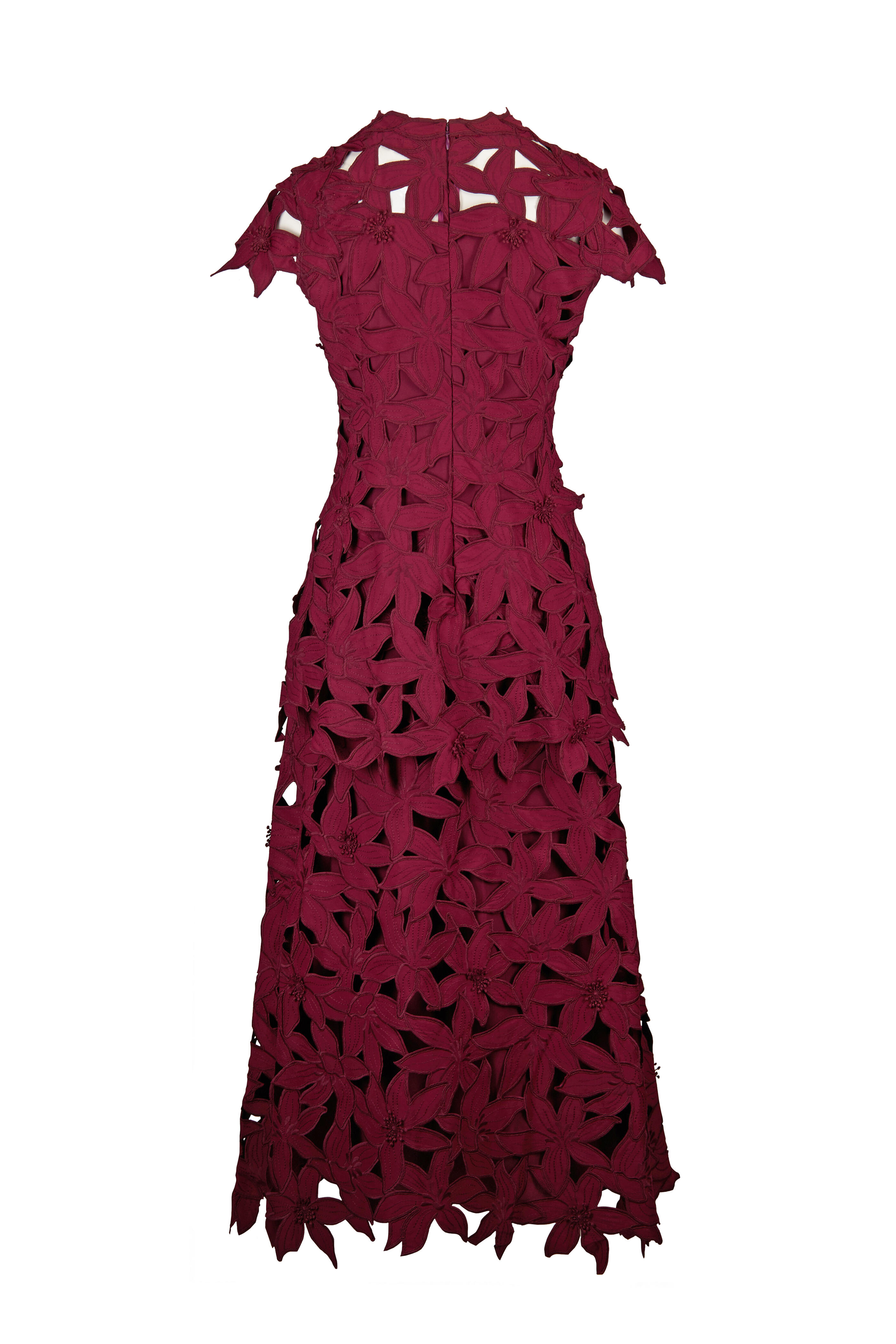 Simkhai - Neve Fig Embroidered Cotton Midi Dress - view 2