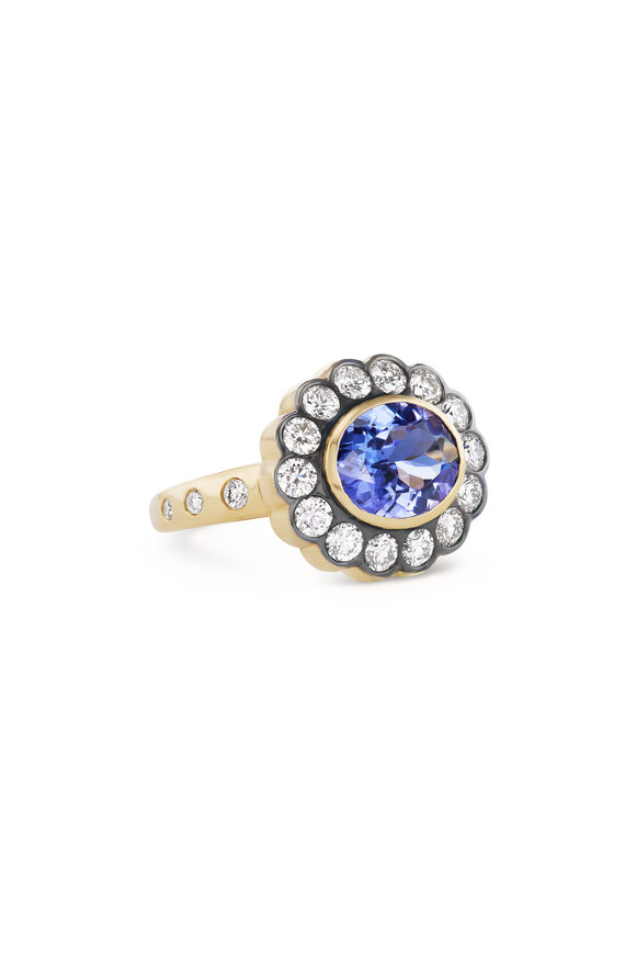 Marlo Laz Alexandra Tanzanite Ring - view 2