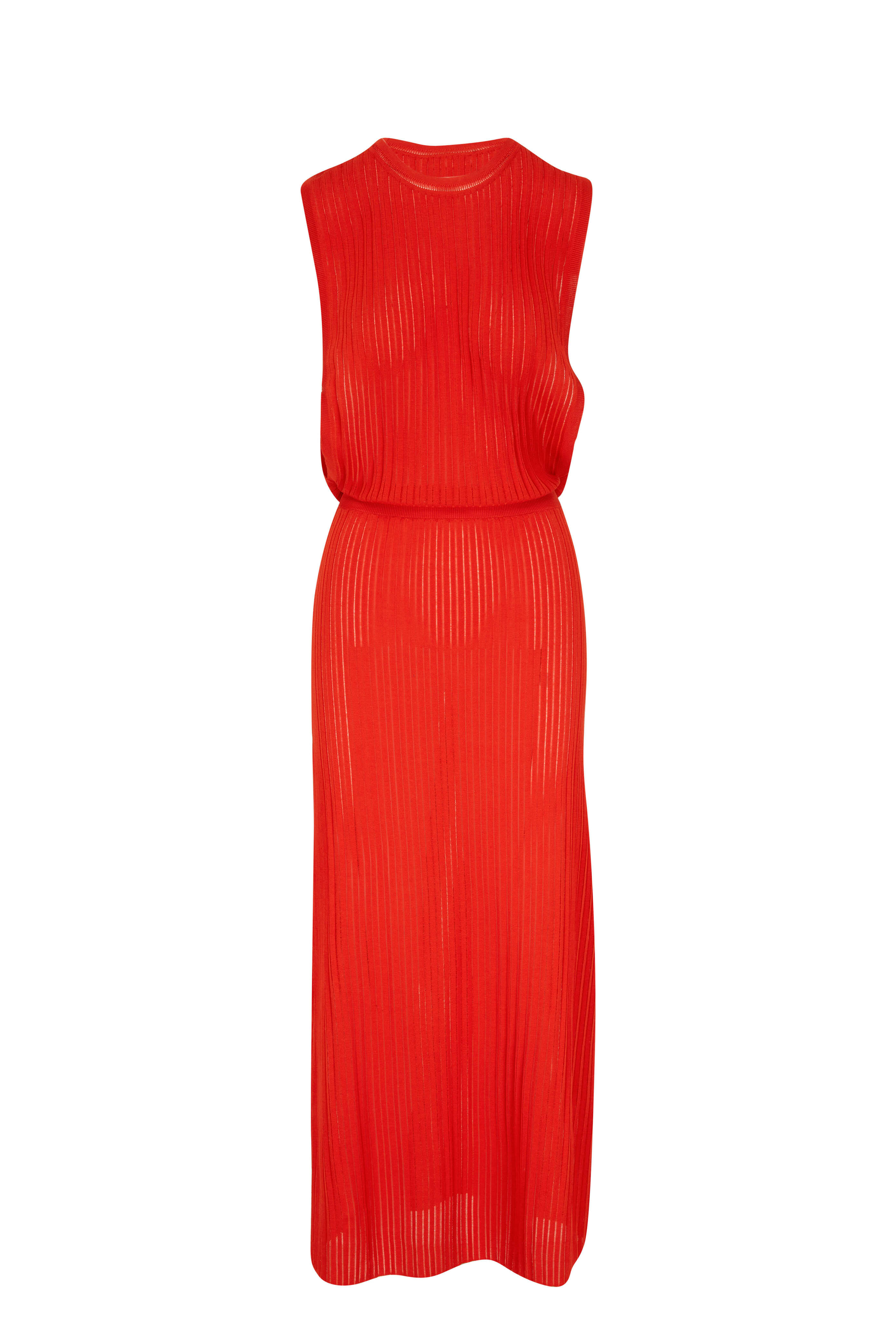 Chloé - Loving Orange Sleeveless Knit Dress | Mitchell Stores