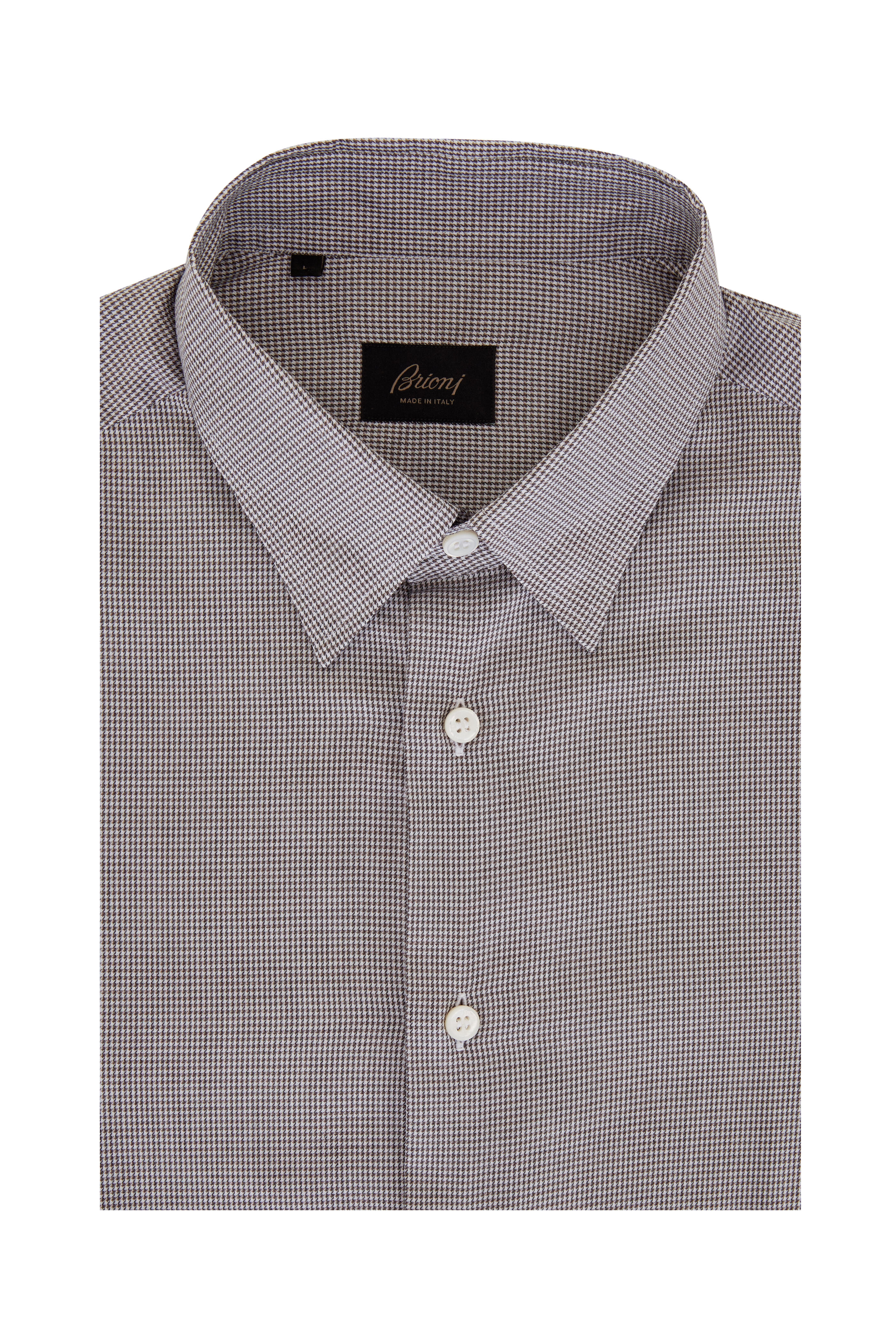 Black-white Check Cotton Shirt