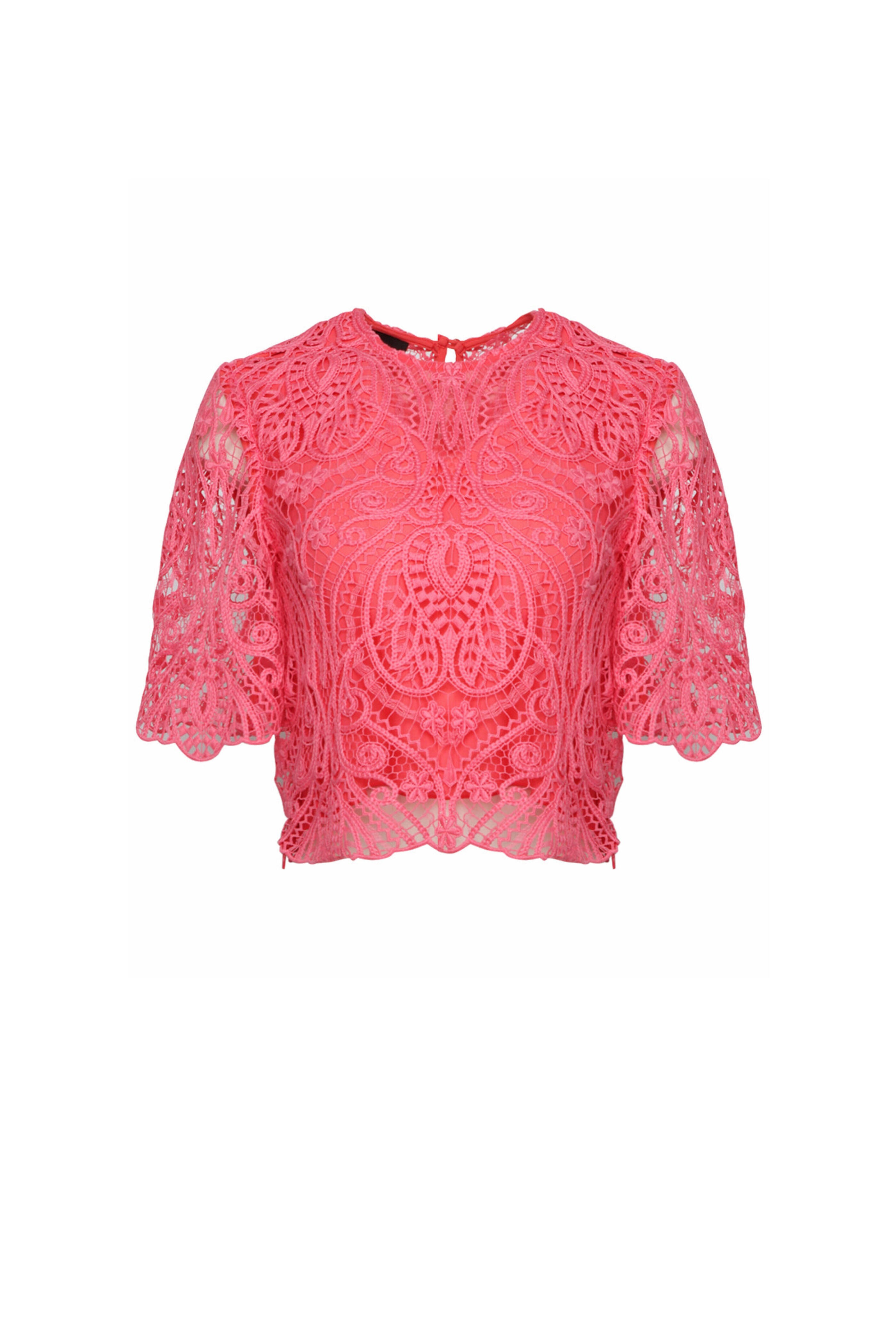 Le Superbe - Rosey Glow Lace Tee