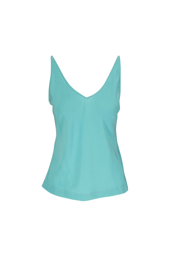 Dorothee Schumacher - Impulsive Teal Silk Crêpe Cami