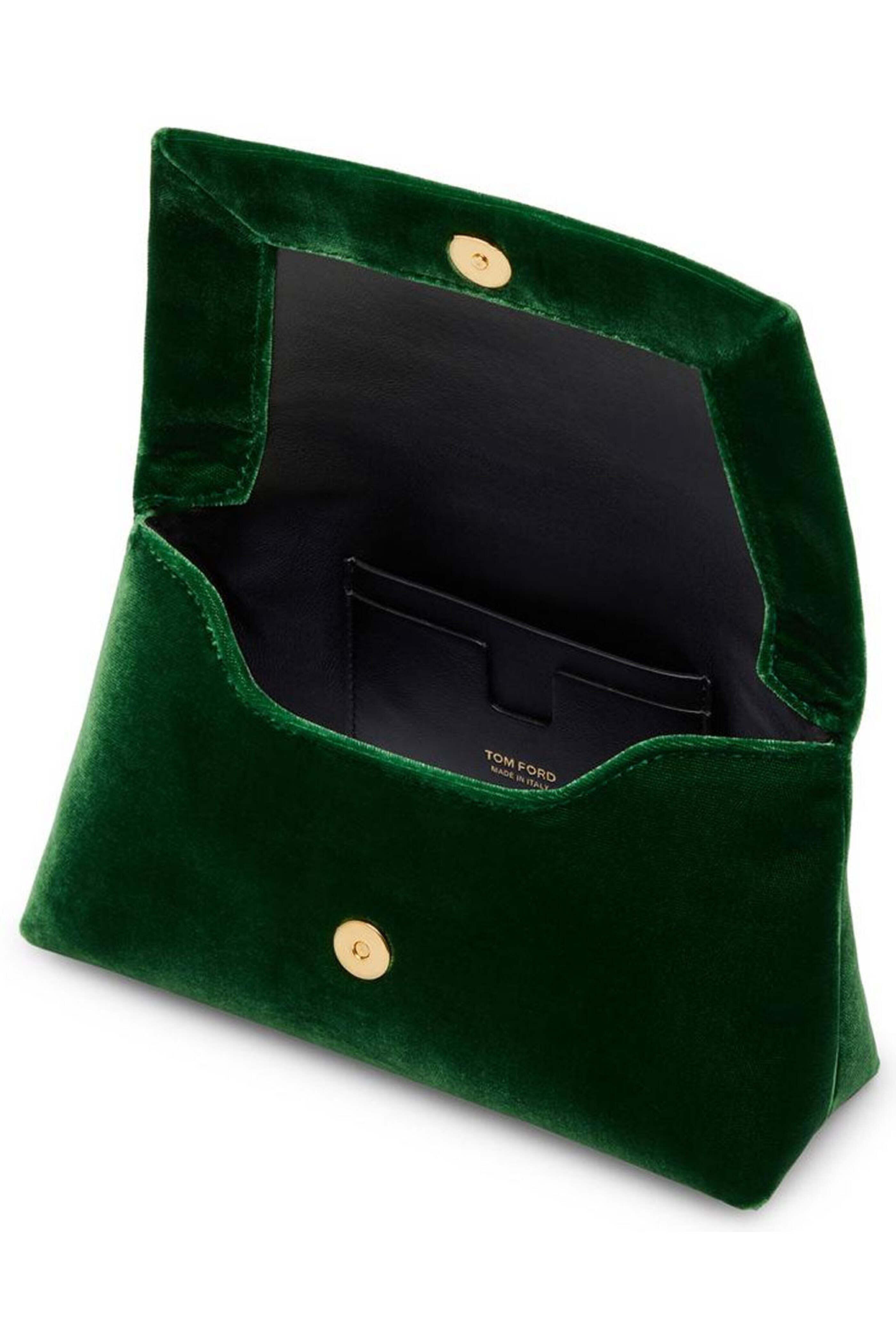 Tom Ford - Mini Velvet Chain Bag in Forest