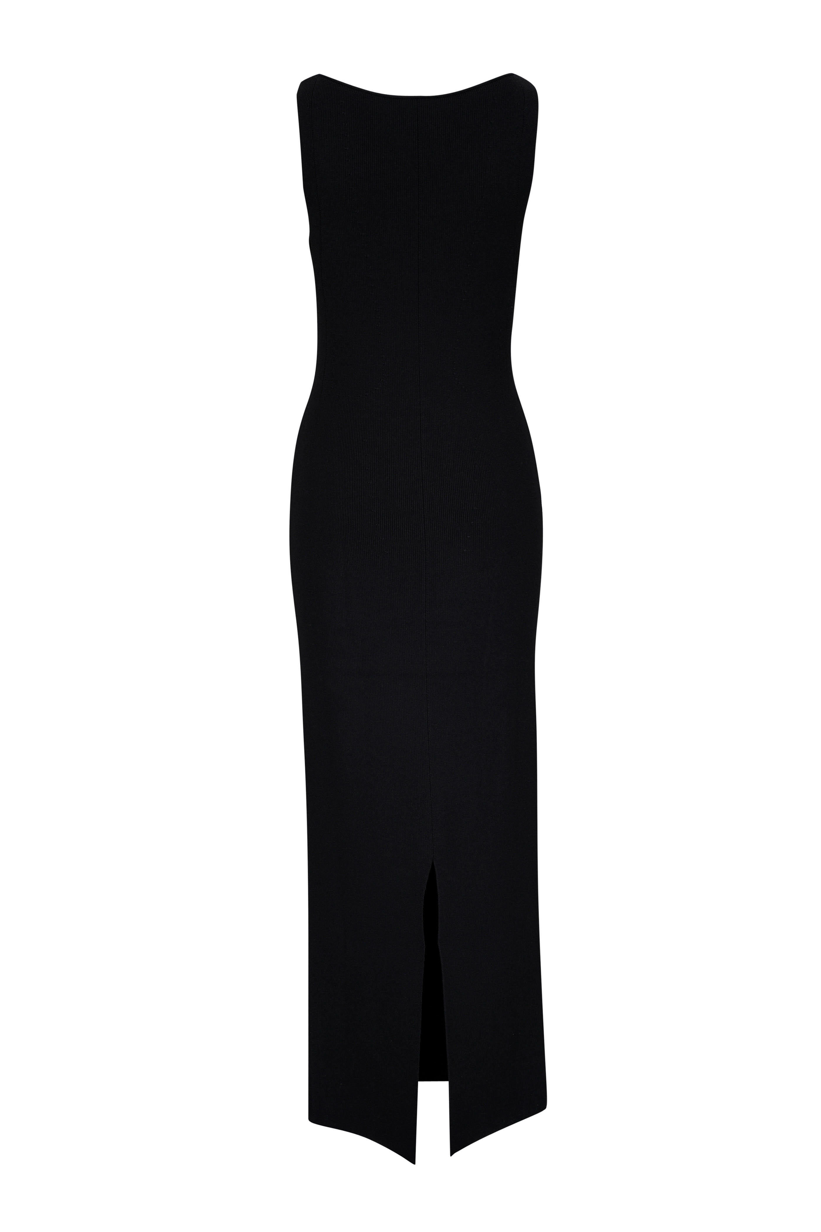 Khaite - Evelyn Black Maxi Dress | Mitchell Stores