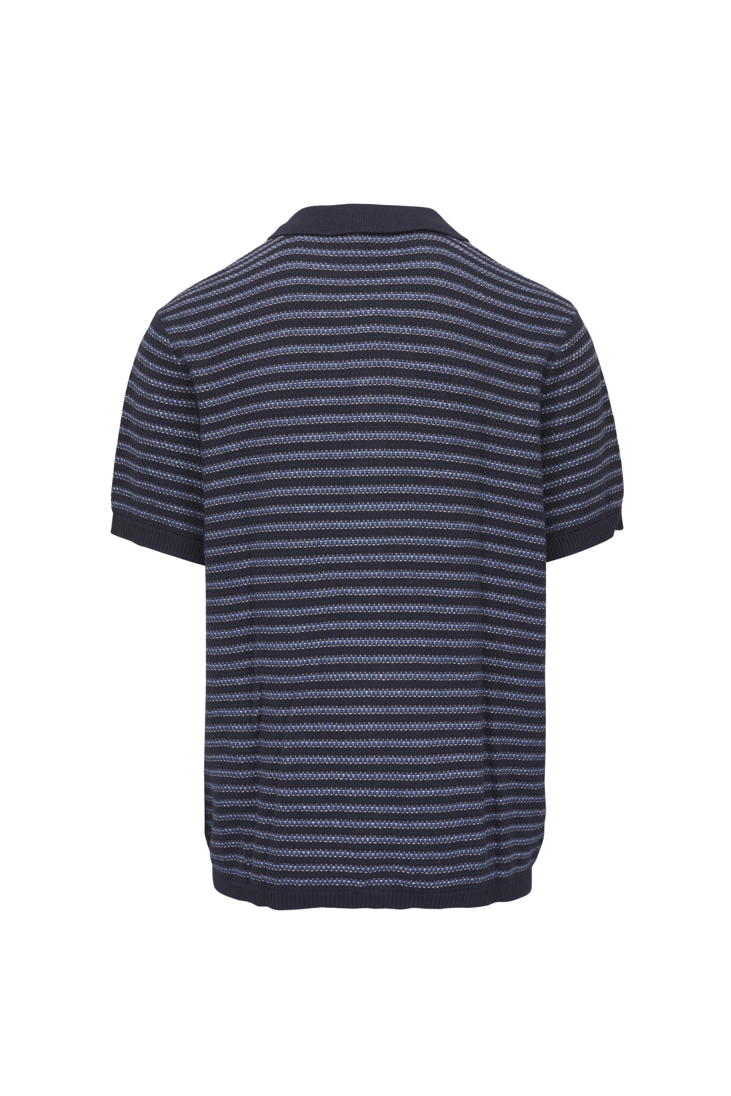 Faherty Brand - Northern Depths Stripe Short Sleeve Button Down