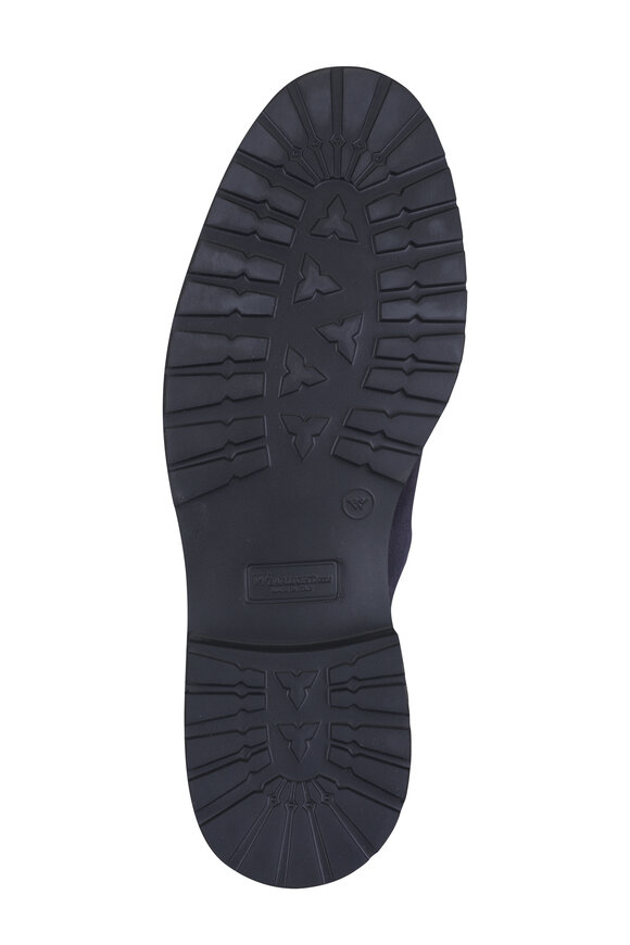 G Brown Monza Navy Suede Pull On Boot - view 4