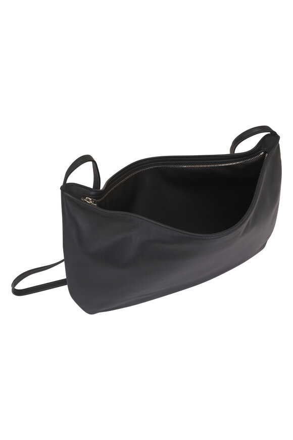 The Row EW Izzy Black Ans Leather Crossbody - view 4